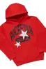 Boys Miro Black/Red Hoodie/Stacked Flare Jean Set sold by Rockstar Original