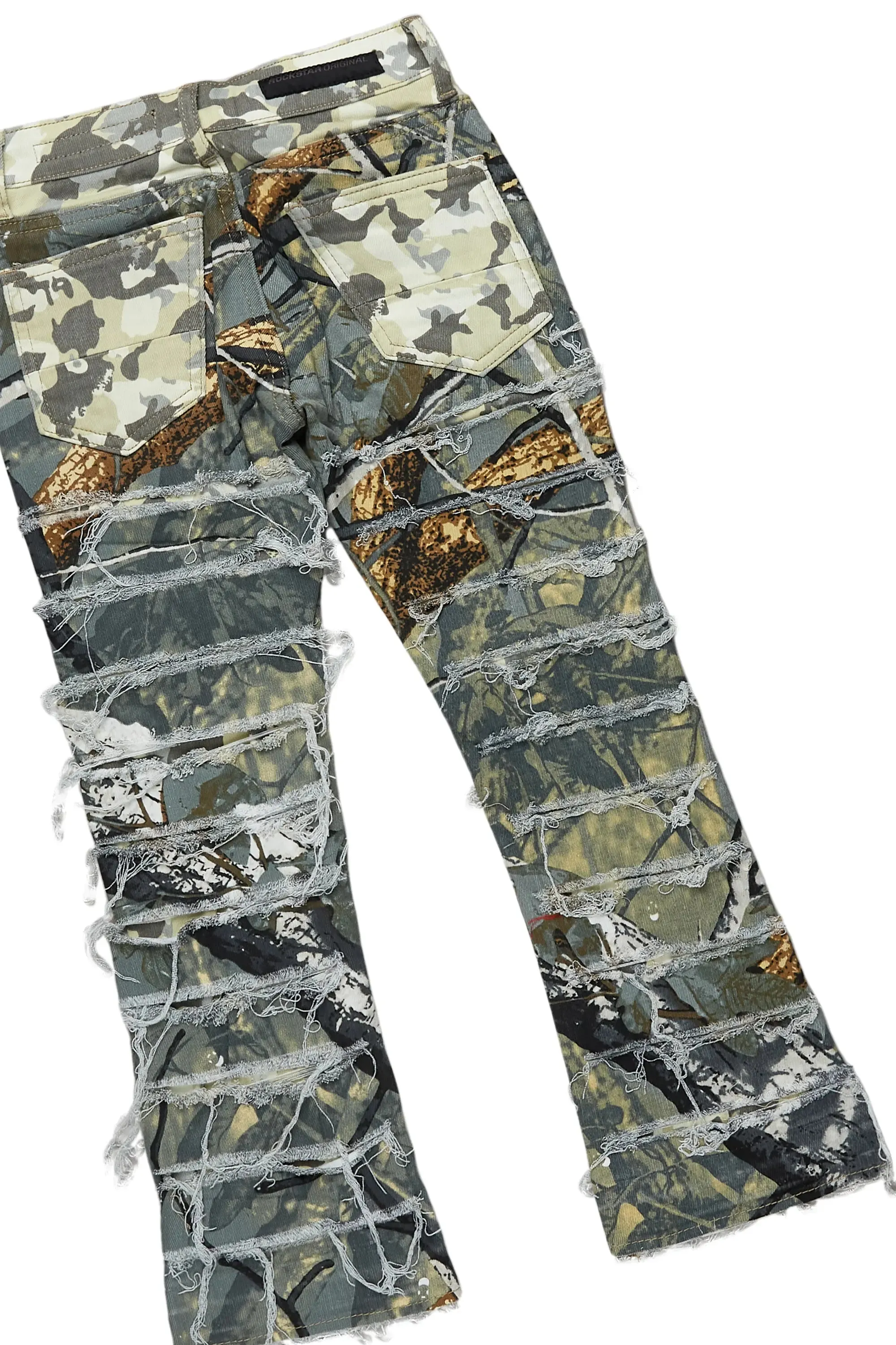 Boys Bridger Tree Camo Hoodie/Stacked Flare Jean Set sold by Rockstar Original product image thumbnail 4