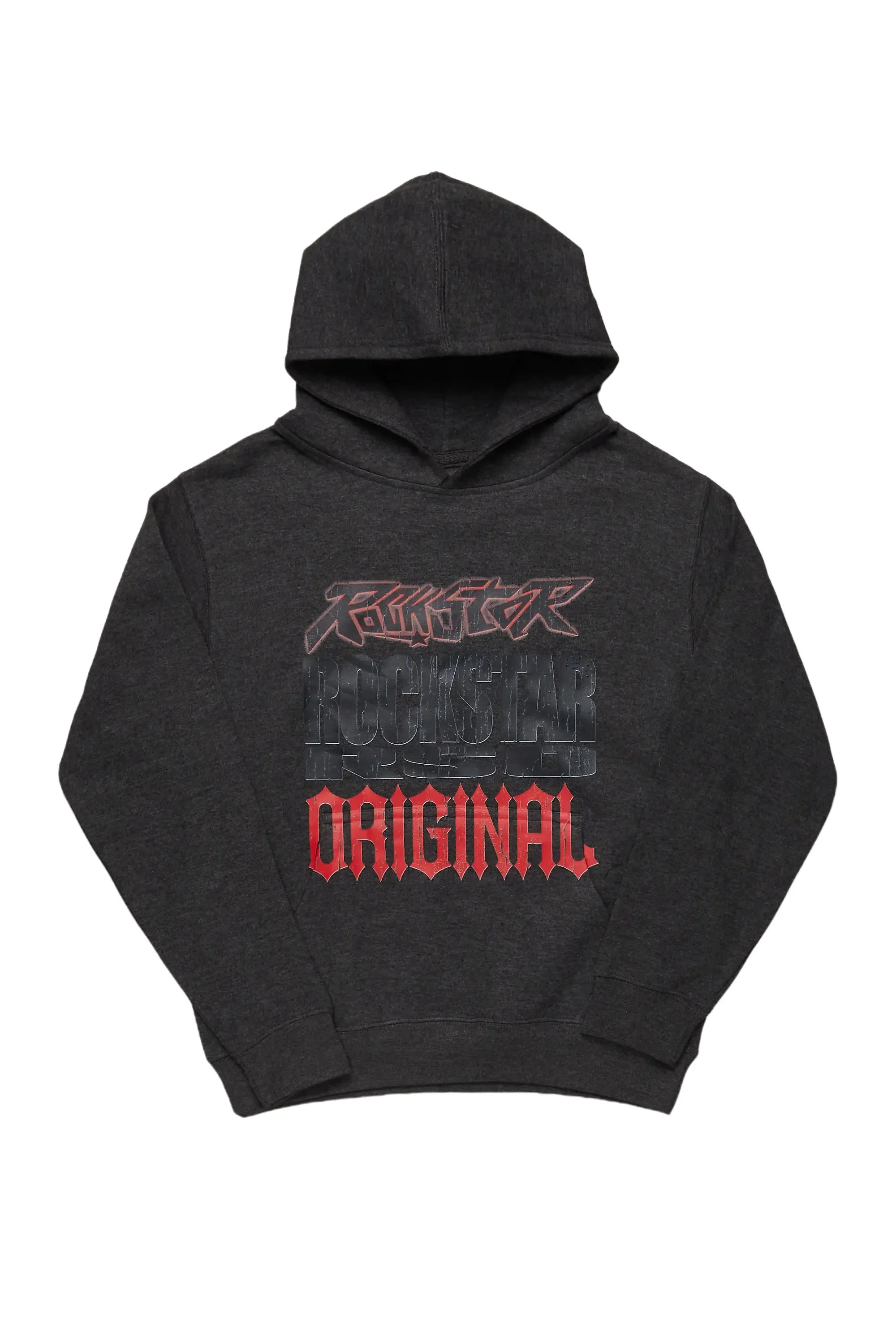 Boys Kaden Charcoal Graphic Hoodie sold by Rockstar Original
