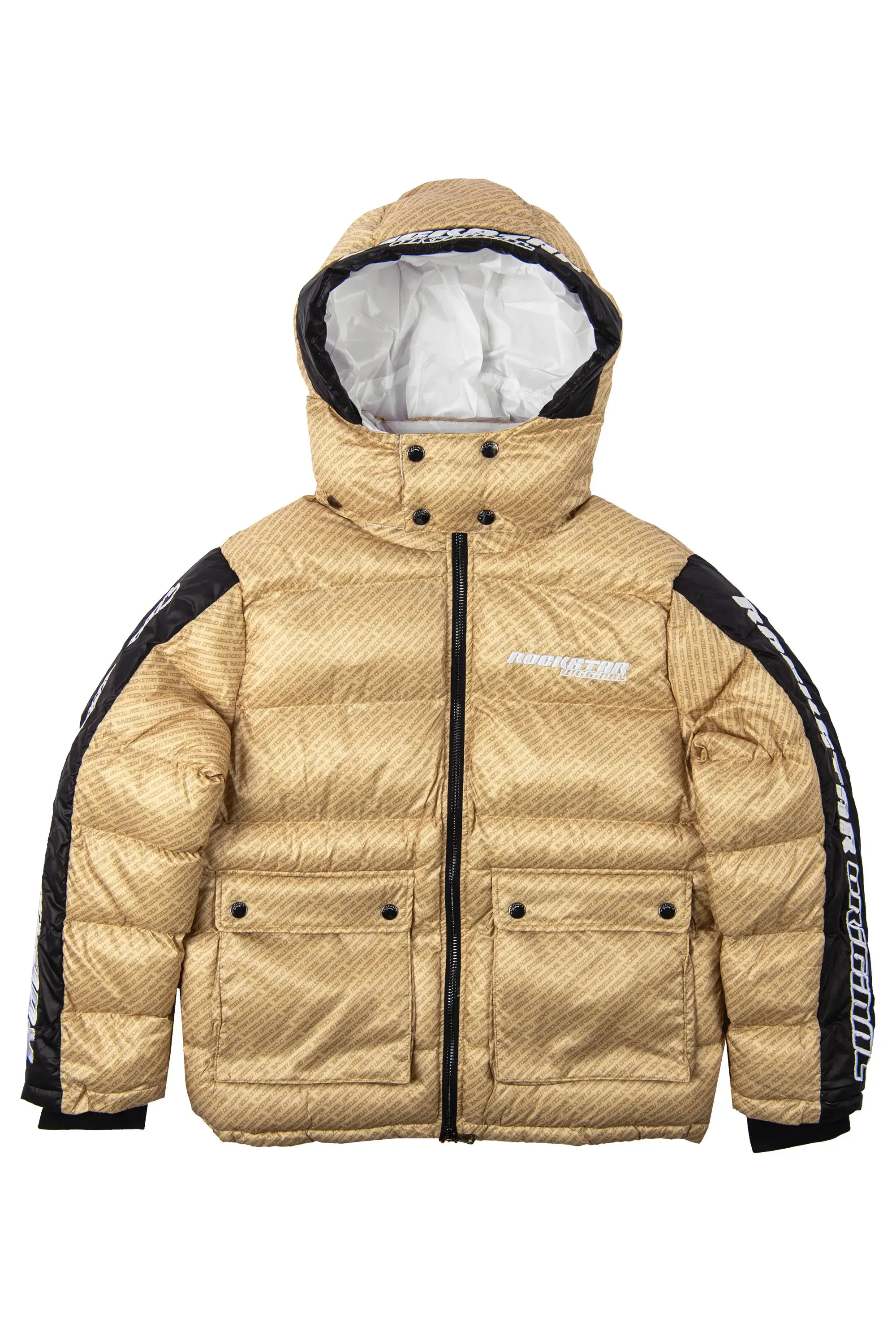 Bryson Puffer Jacket- Beige sold by Rockstar Original product image thumbnail 3
