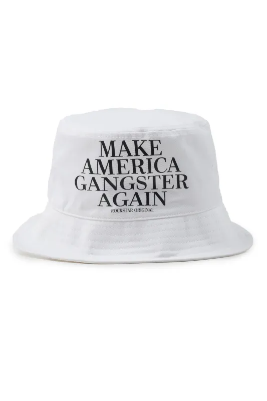Nyokia White Bucket Hat sold by Rockstar Original