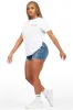 Nashiya White/Med Wash Denim Short Set sold by Rockstar Original