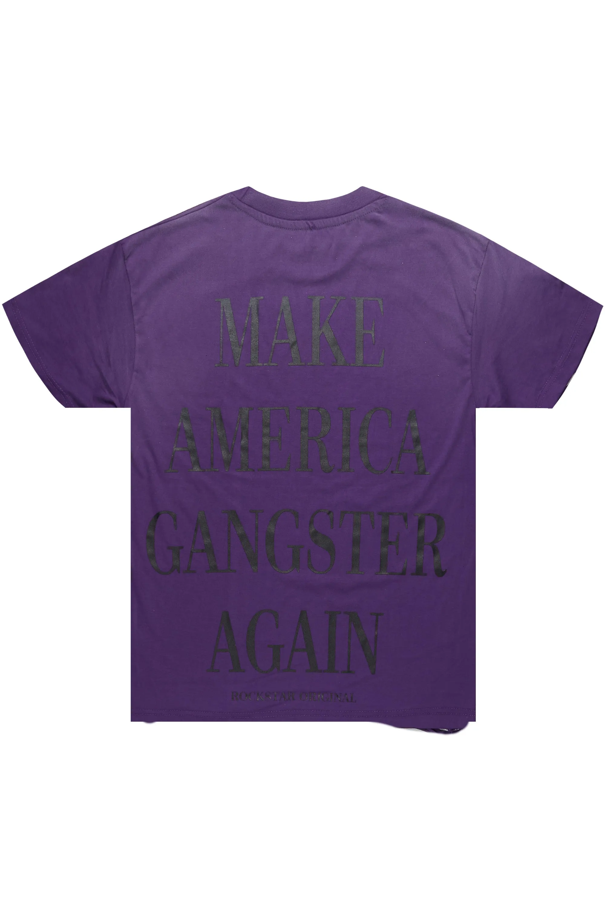 Drako Purple Oversized Graphic T-Shirt sold by Rockstar Original