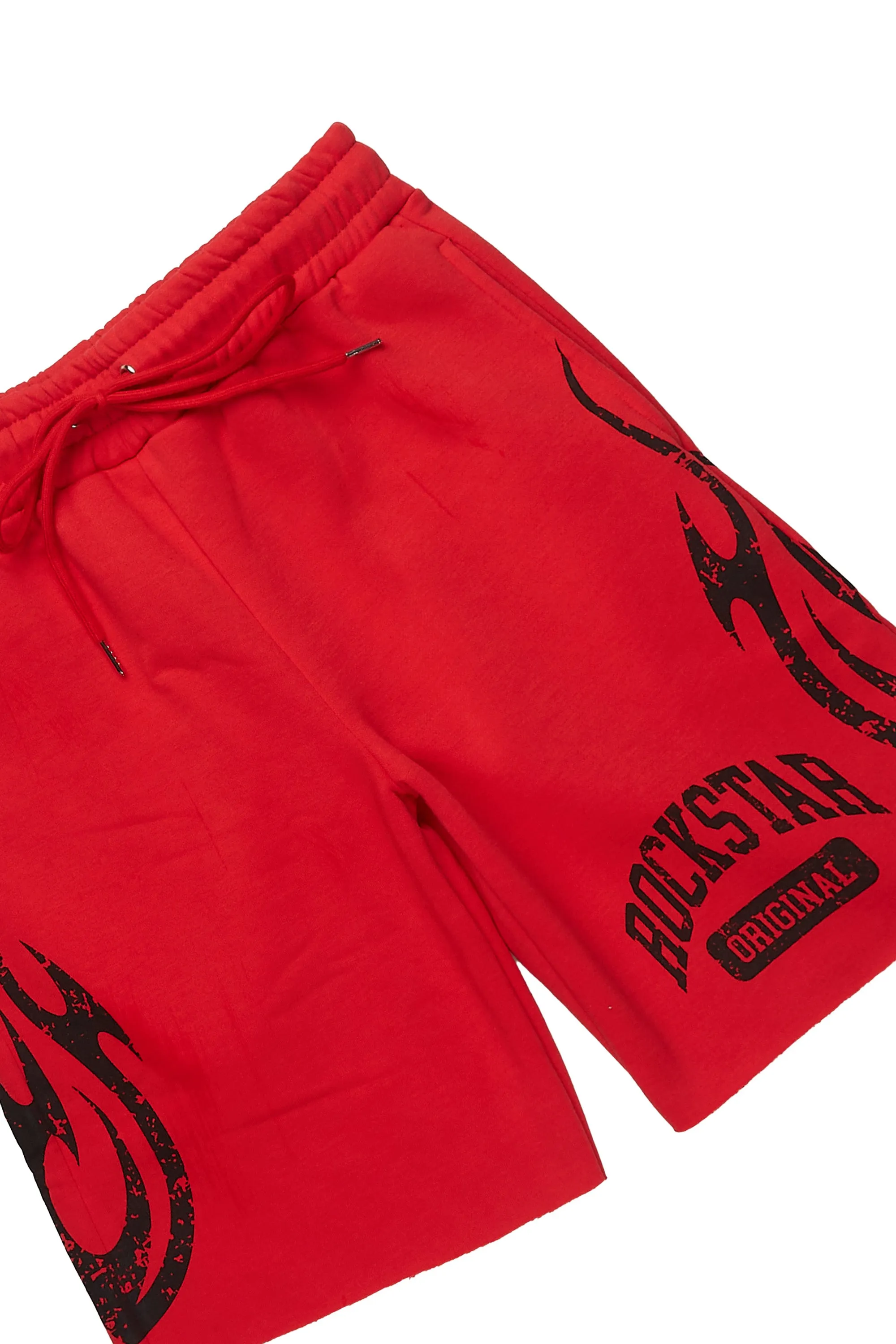 Members Red/Black T-Shirt/Short Set sold by Rockstar Original product image thumbnail 3