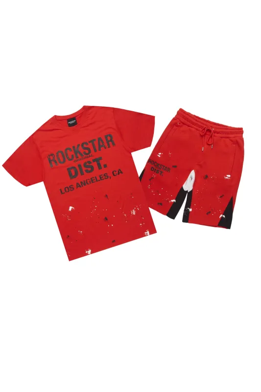 Scottie Red Painter T-Shirt/Short Set sold by Rockstar Original