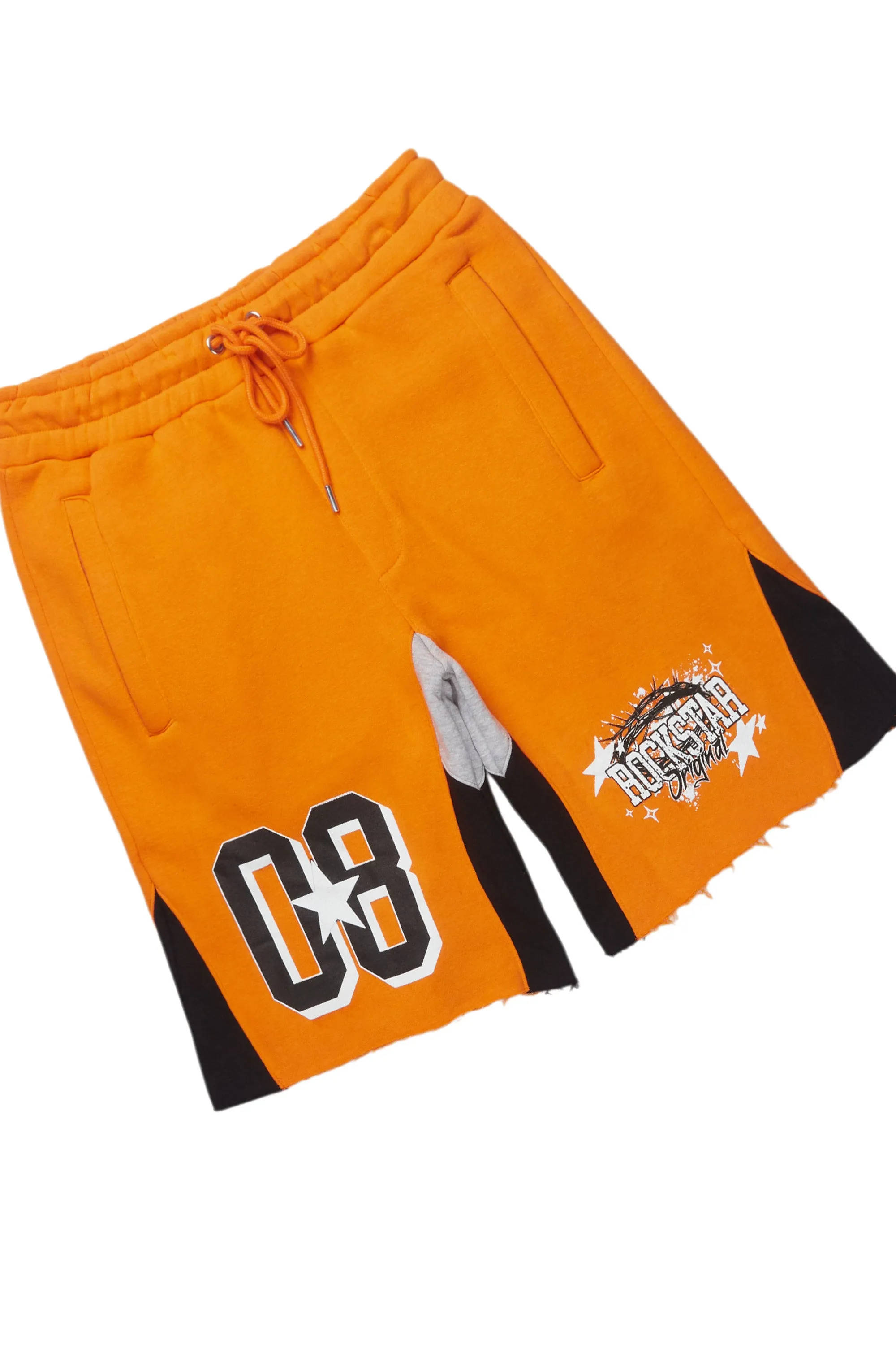 Allstar Orange/Black T-Shirt Short Set sold by Rockstar Original product image thumbnail 3