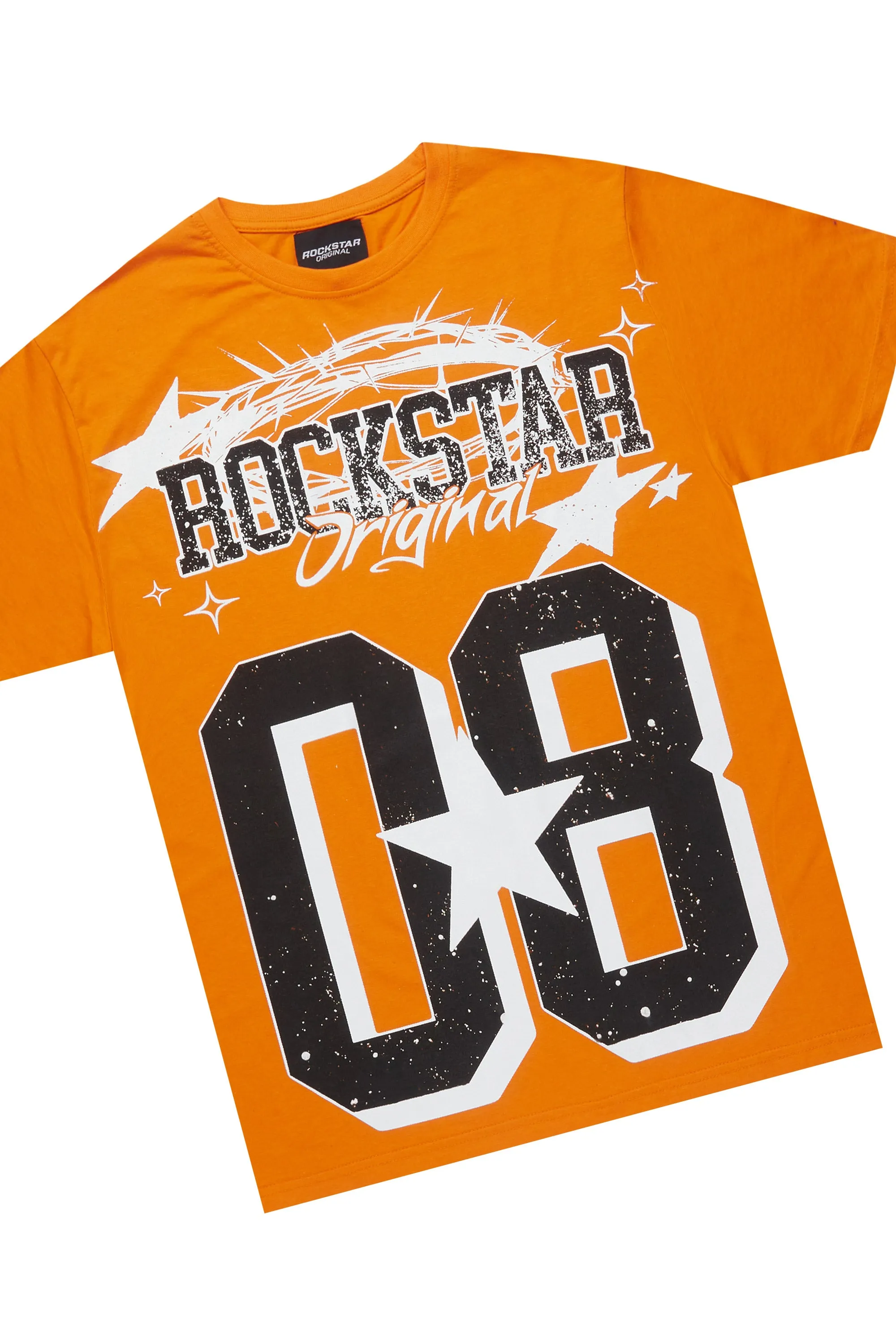 Allstar Orange/Black T-Shirt Short Set sold by Rockstar Original product image thumbnail 2
