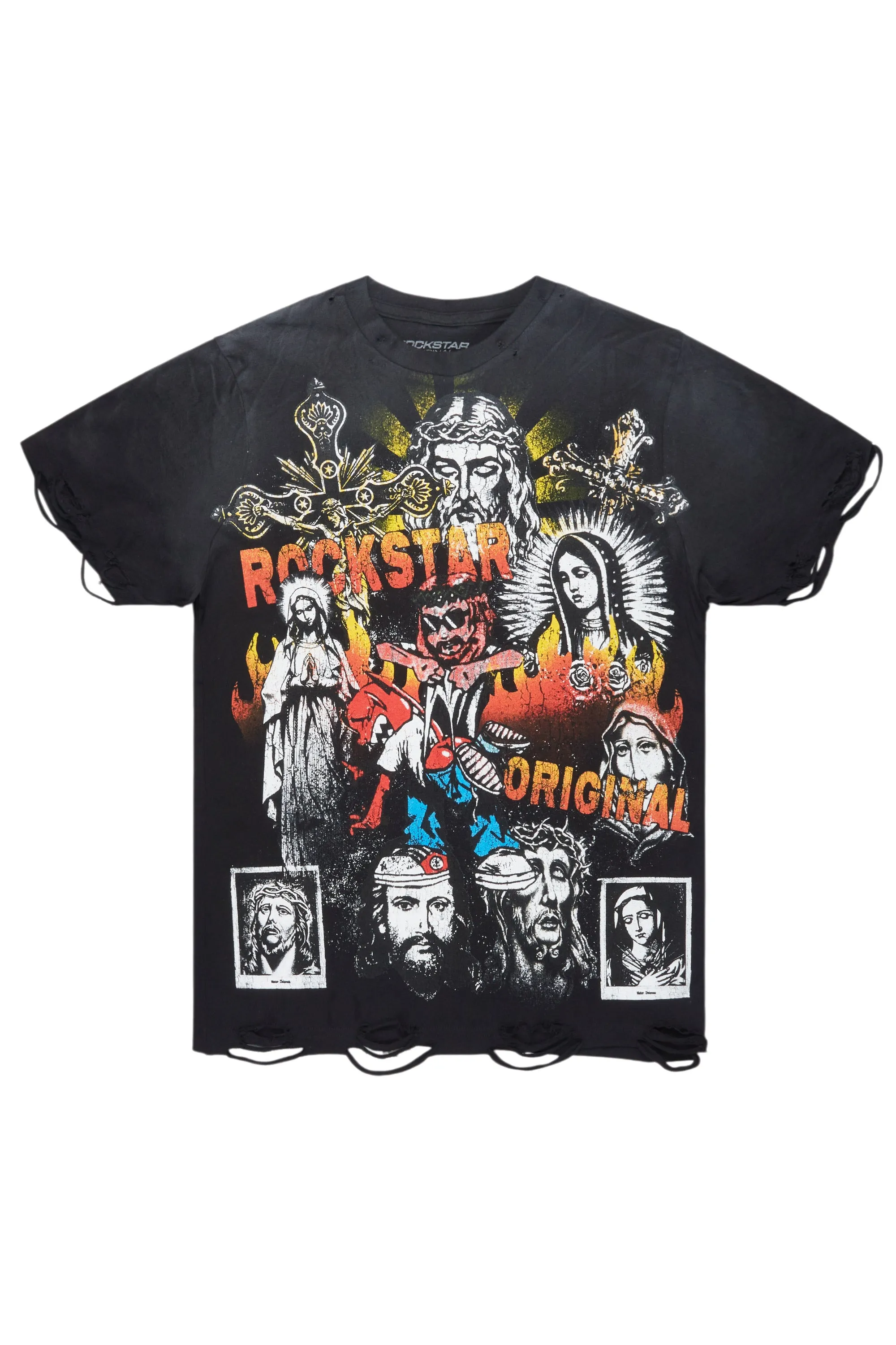 Axion Black Graphic T-Shirt sold by Rockstar Original
