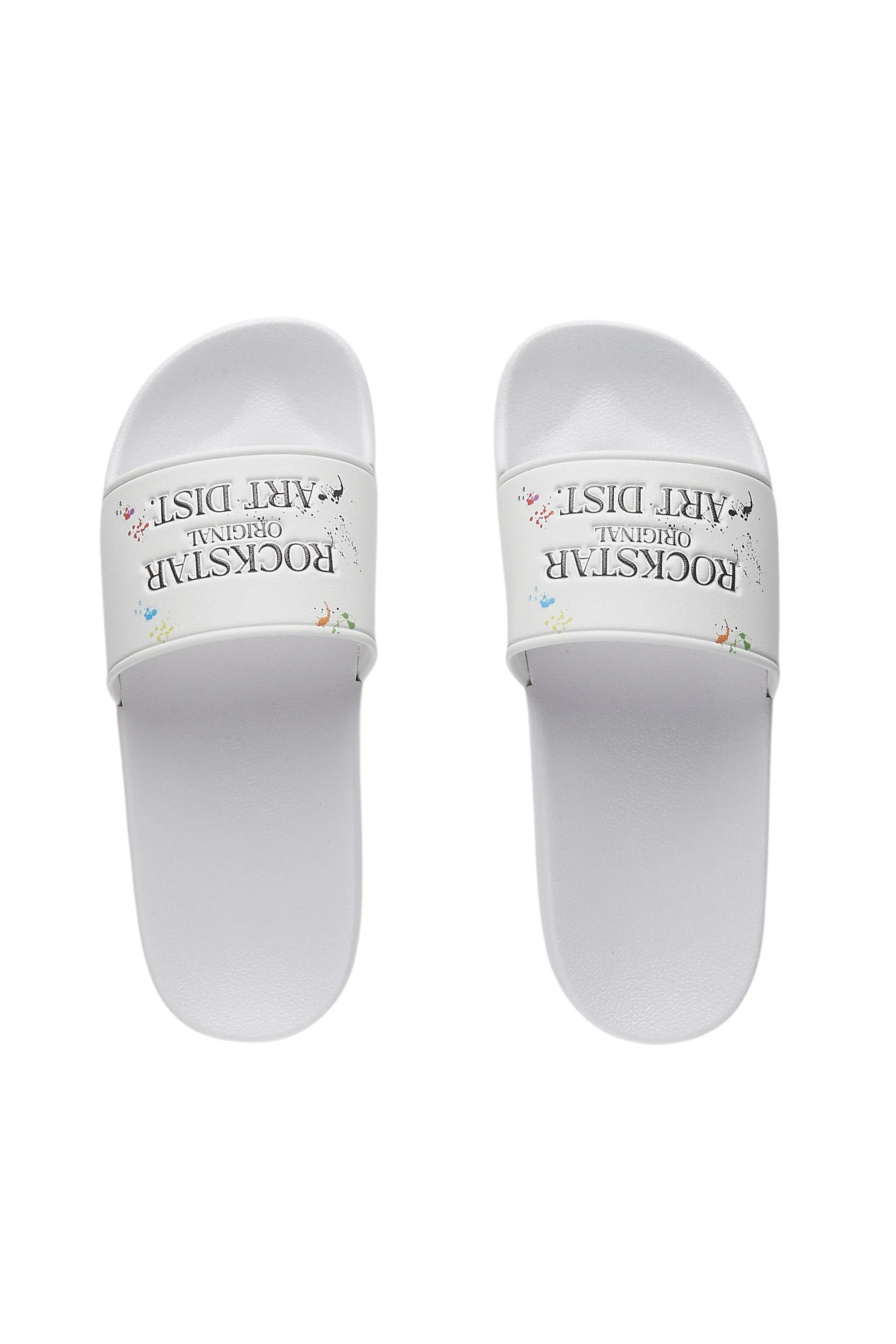 Boys Art Dist White Slides sold by Rockstar Original product image thumbnail 3