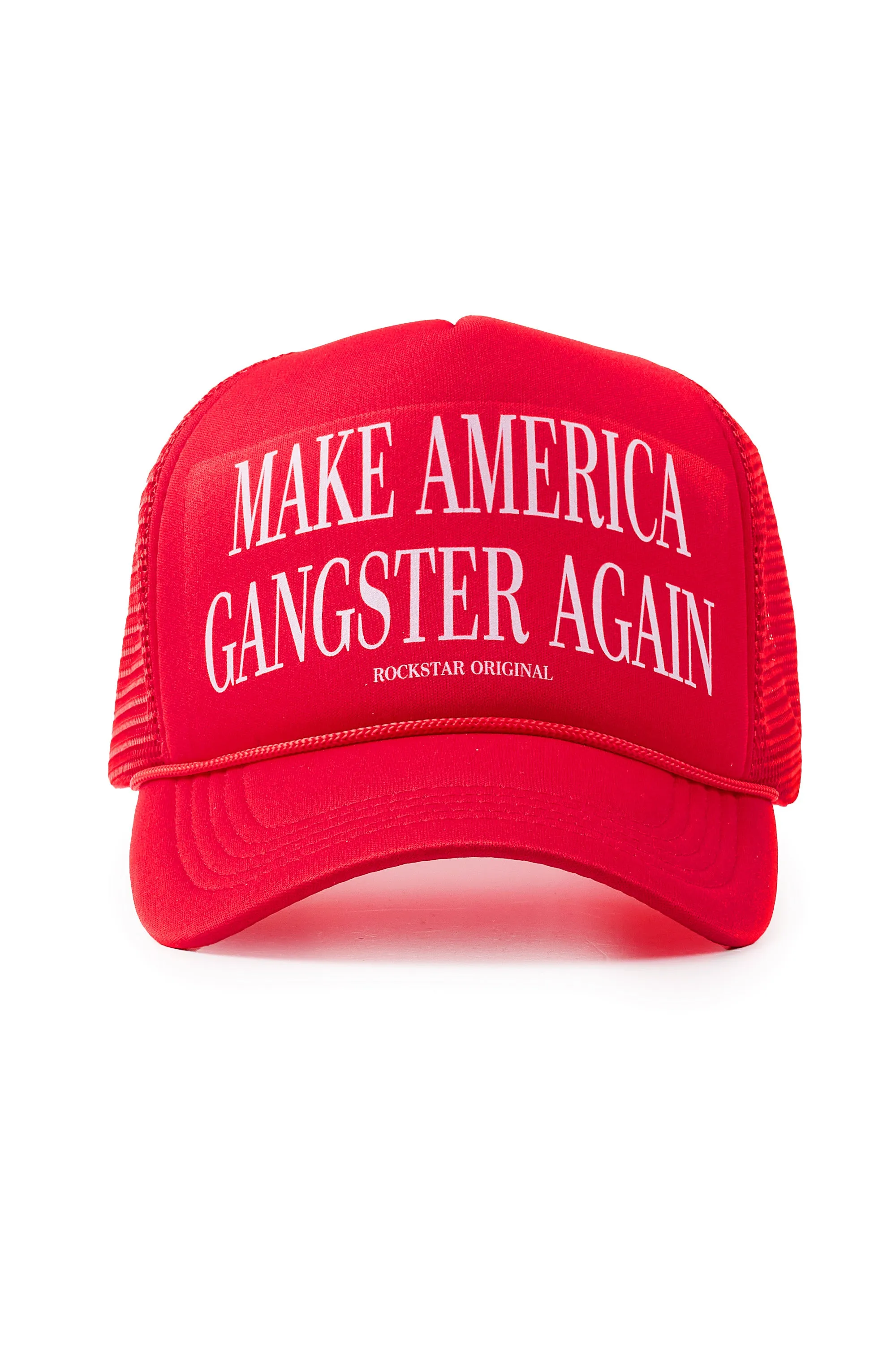 Drako Red/White Graphic Trucker Hat sold by Rockstar Original