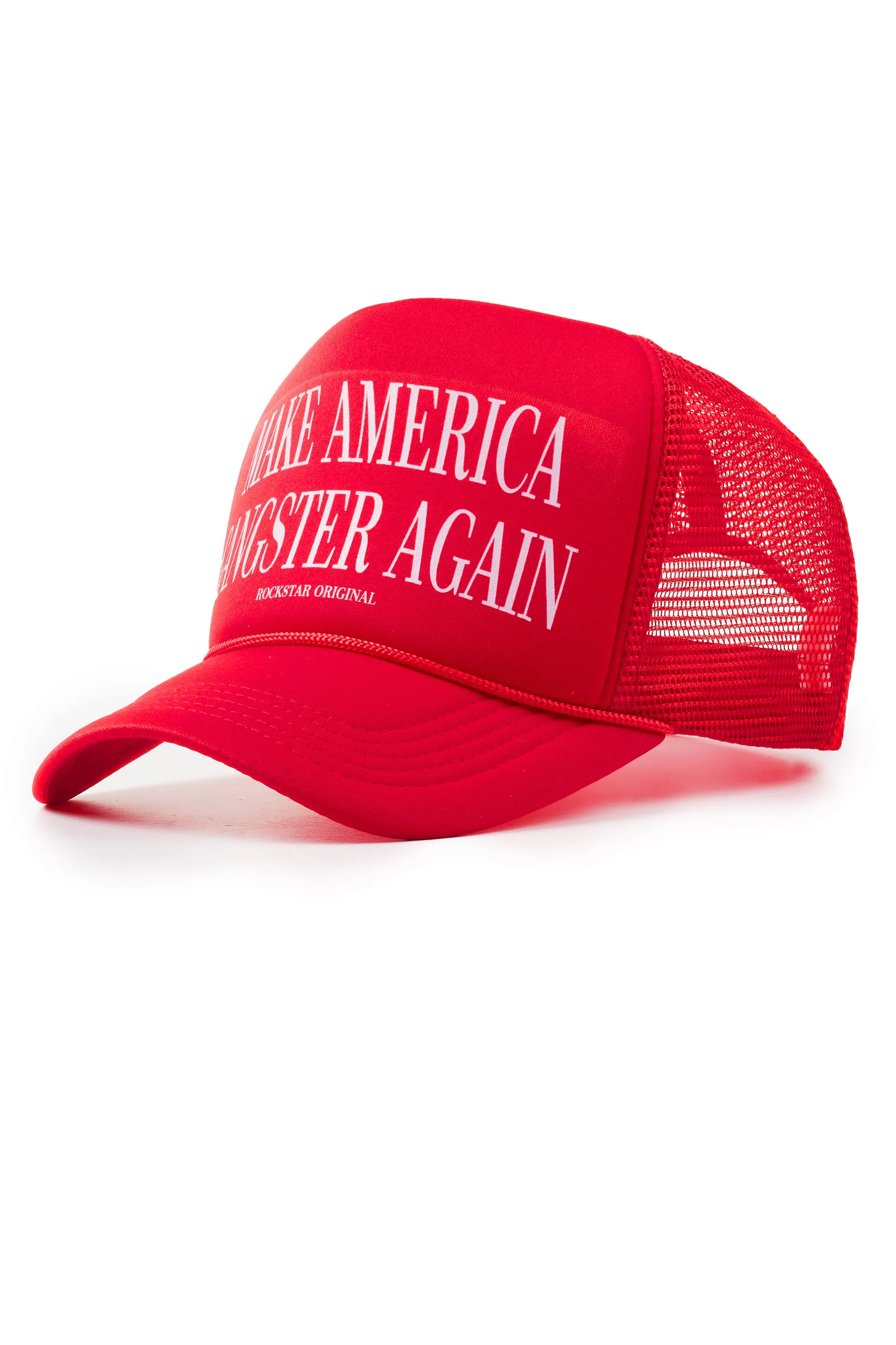 Drako Red/White Graphic Trucker Hat sold by Rockstar Original product image thumbnail 2