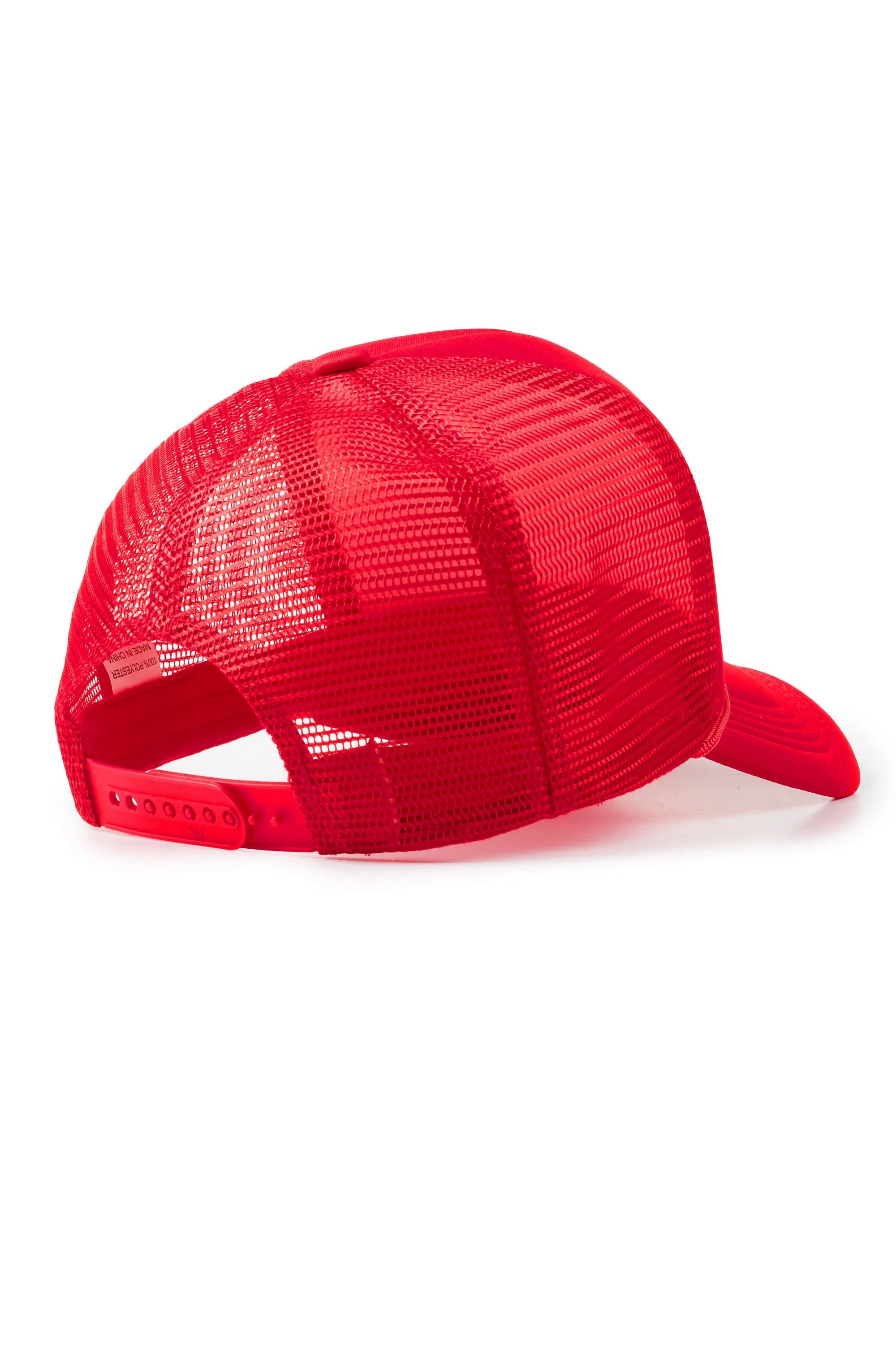 Drako Red/White Graphic Trucker Hat sold by Rockstar Original product image thumbnail 3