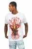 Kalvin White Oversized Graphic T-Shirt sold by Rockstar Original