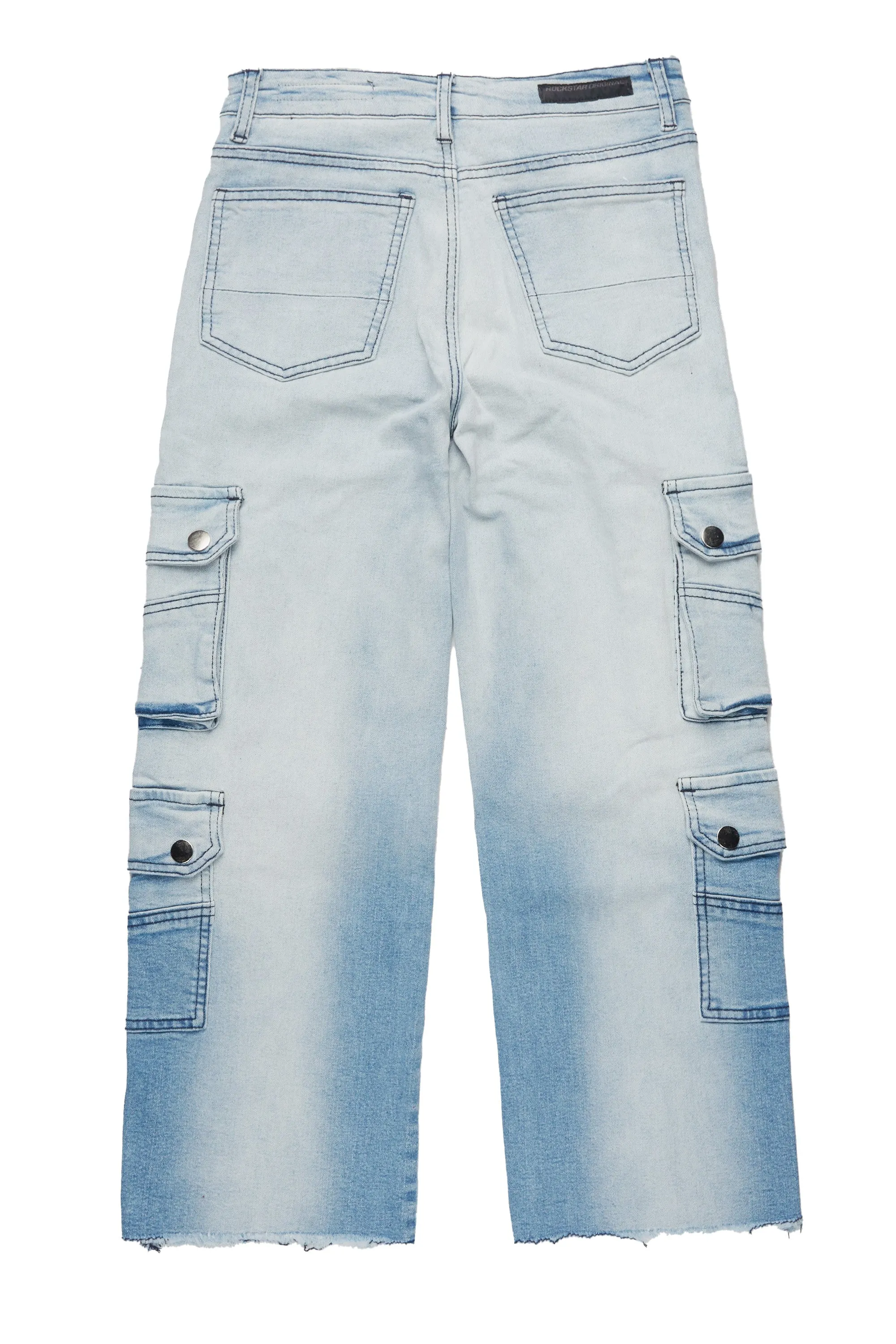 Boys Keylor Light Blue Baggy Fit Jean sold by Rockstar Original product image thumbnail 3