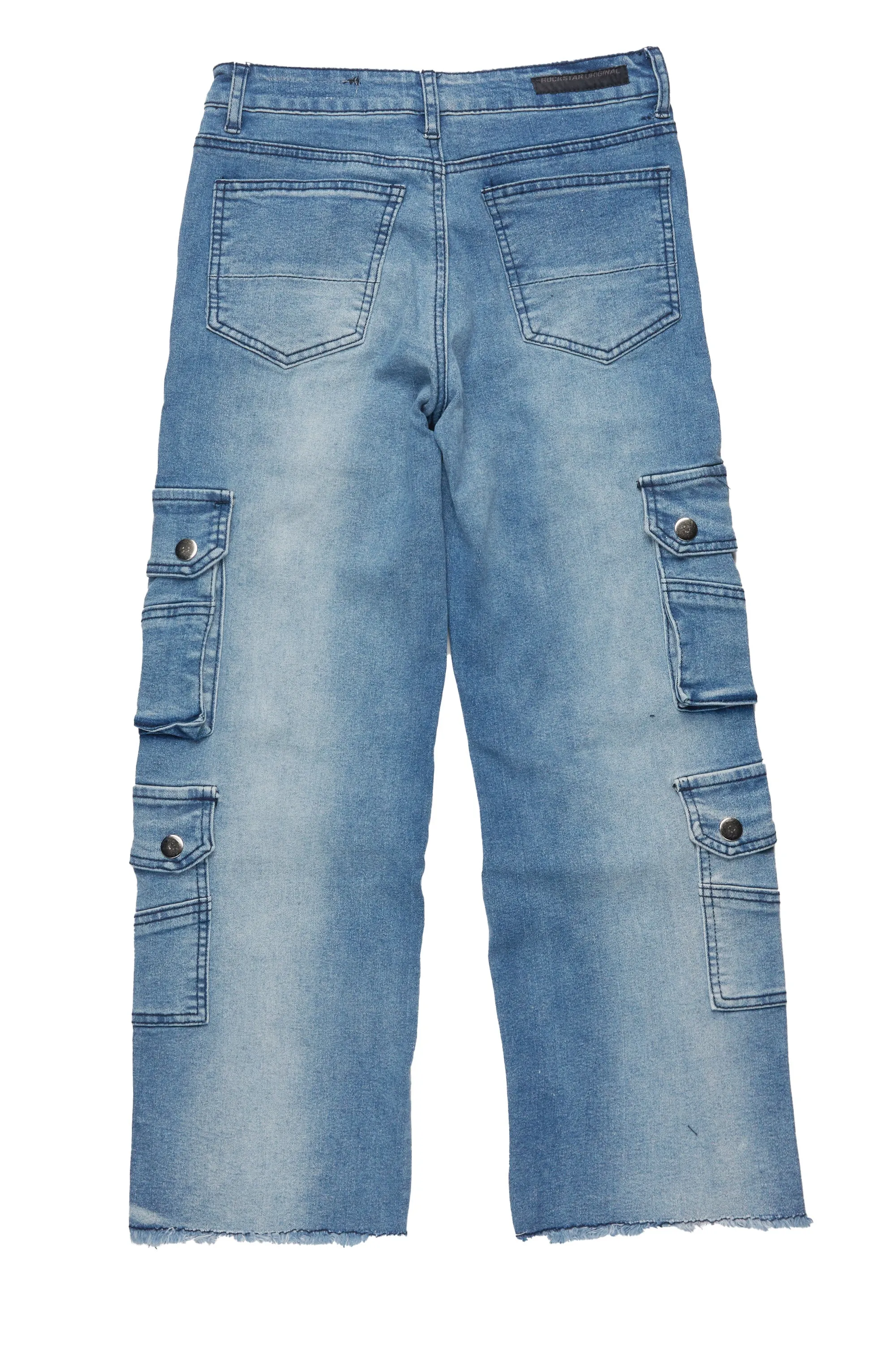 Boys Keylor Blue Baggy Fit Jean sold by Rockstar Original product image thumbnail 3