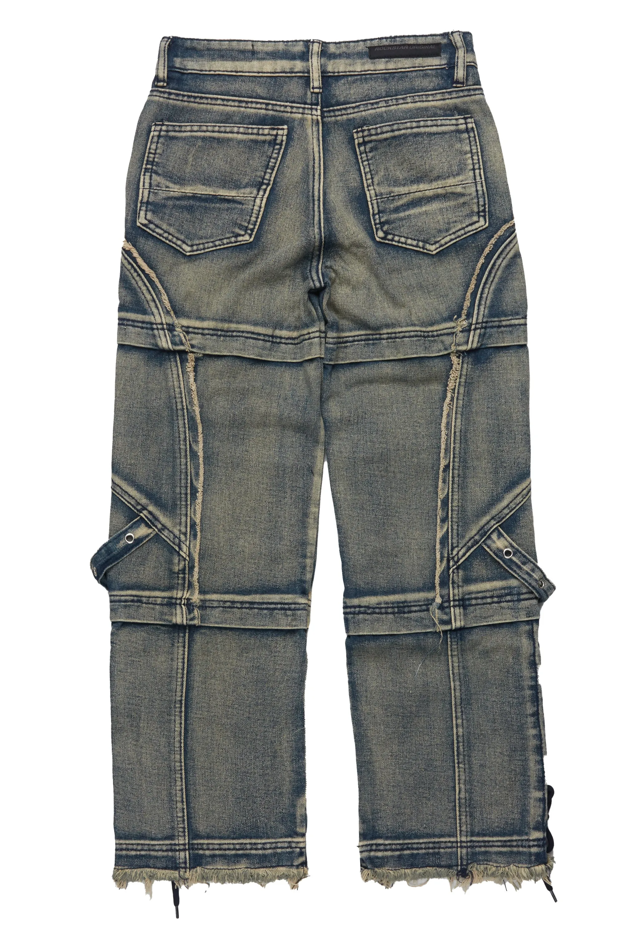 Boys Three Maxi Blue Baggy Fit Jean sold by Rockstar Original product image thumbnail 3
