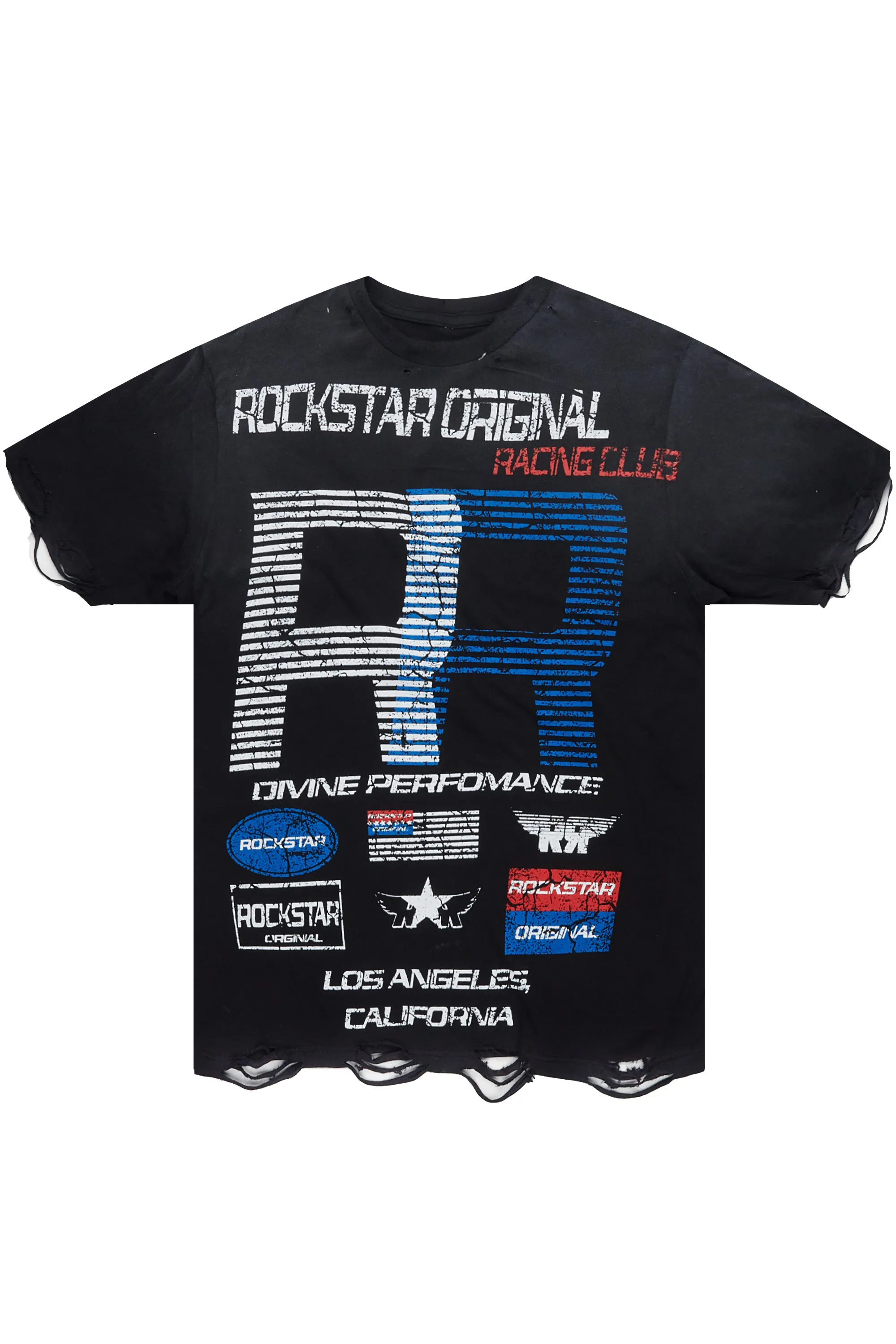RSO Racing Club Black Graphic T-Shirt sold by Rockstar Original