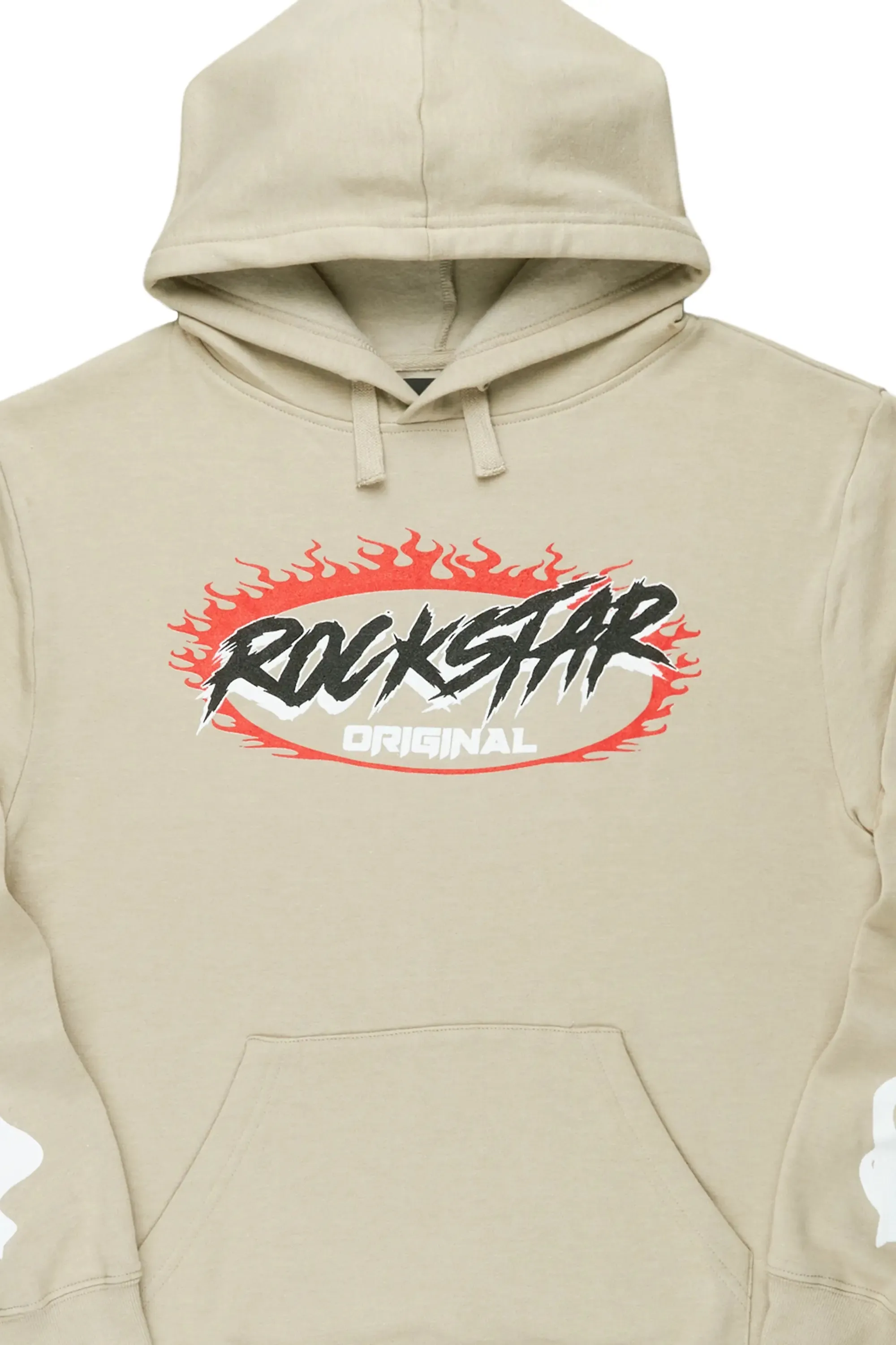 Draven Beige Graphic Hoodie sold by Rockstar Original product image thumbnail 5