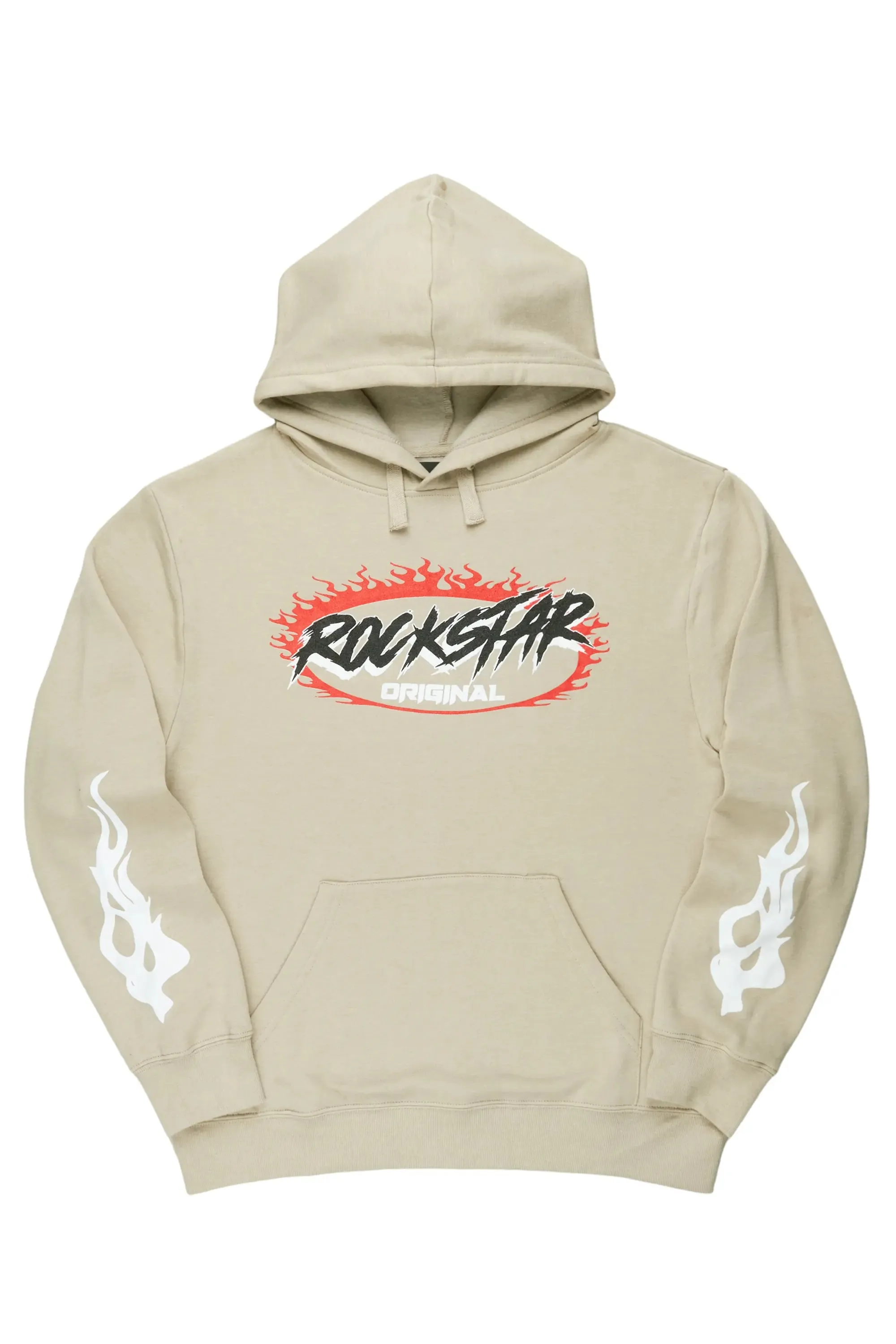 Draven Beige Graphic Hoodie sold by Rockstar Original product image thumbnail 4