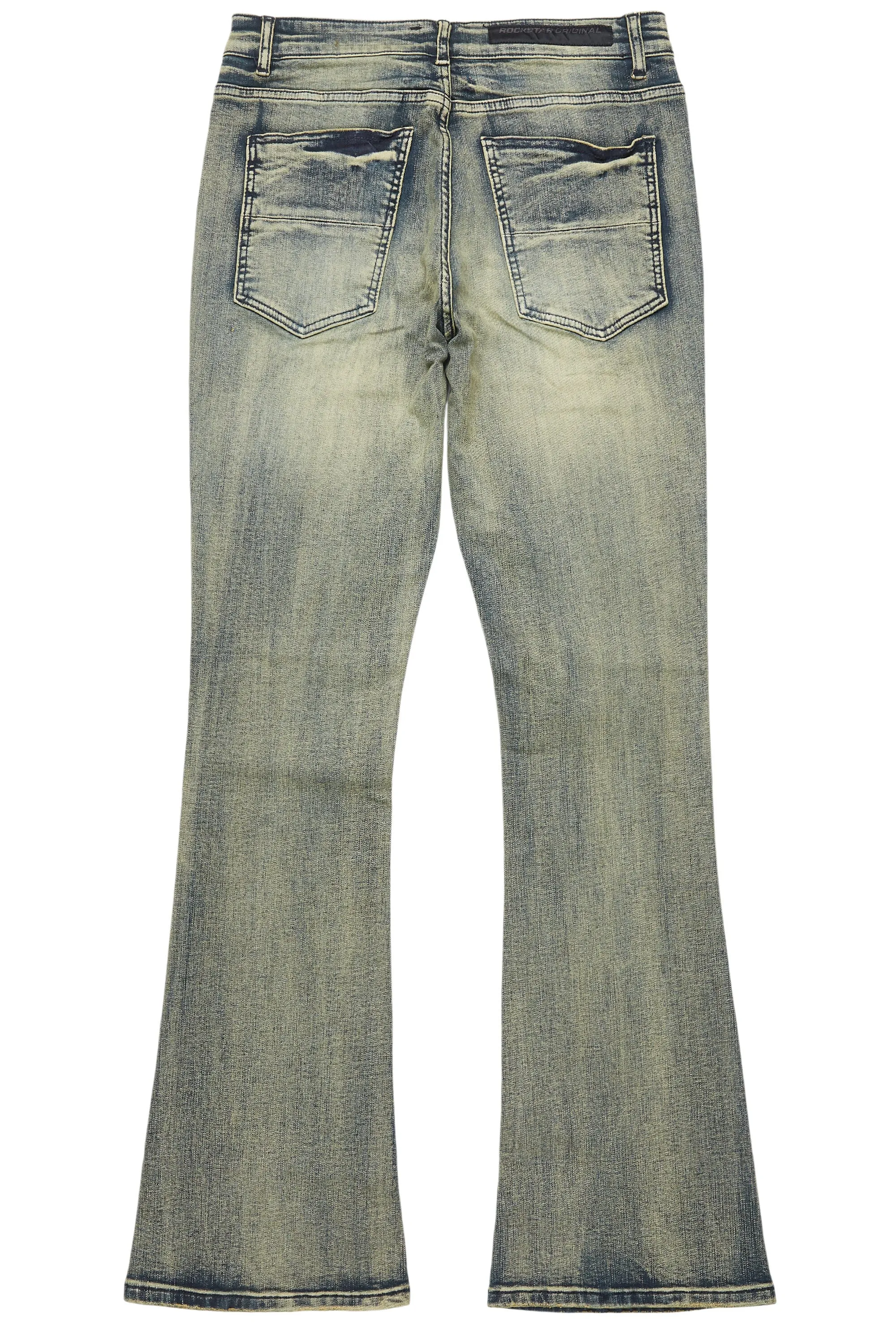 Drick Vintage Blue Regular Fit Flare Jean sold by Rockstar Original product image thumbnail 3