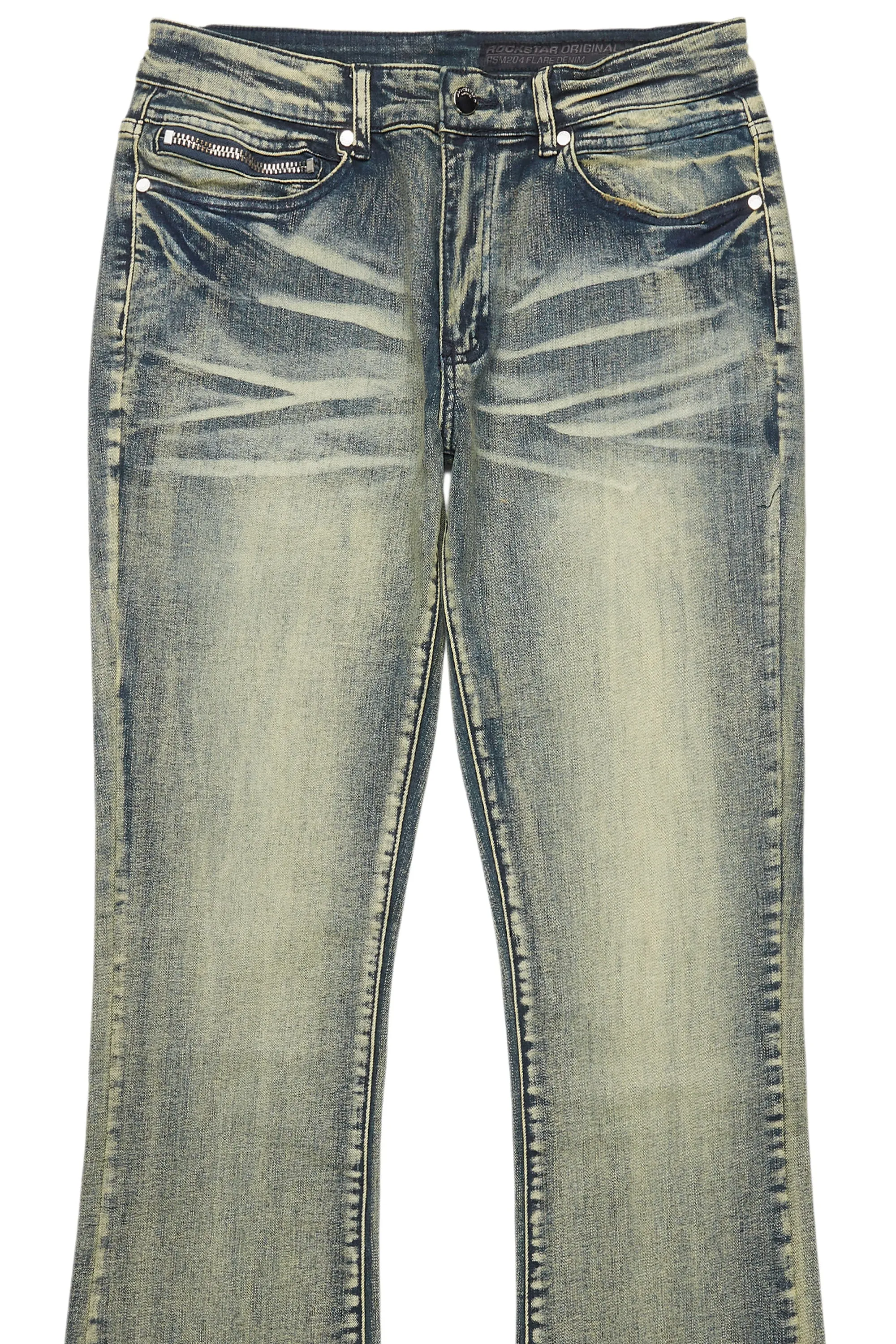 Drick Vintage Blue Regular Fit Flare Jean sold by Rockstar Original product image thumbnail 2