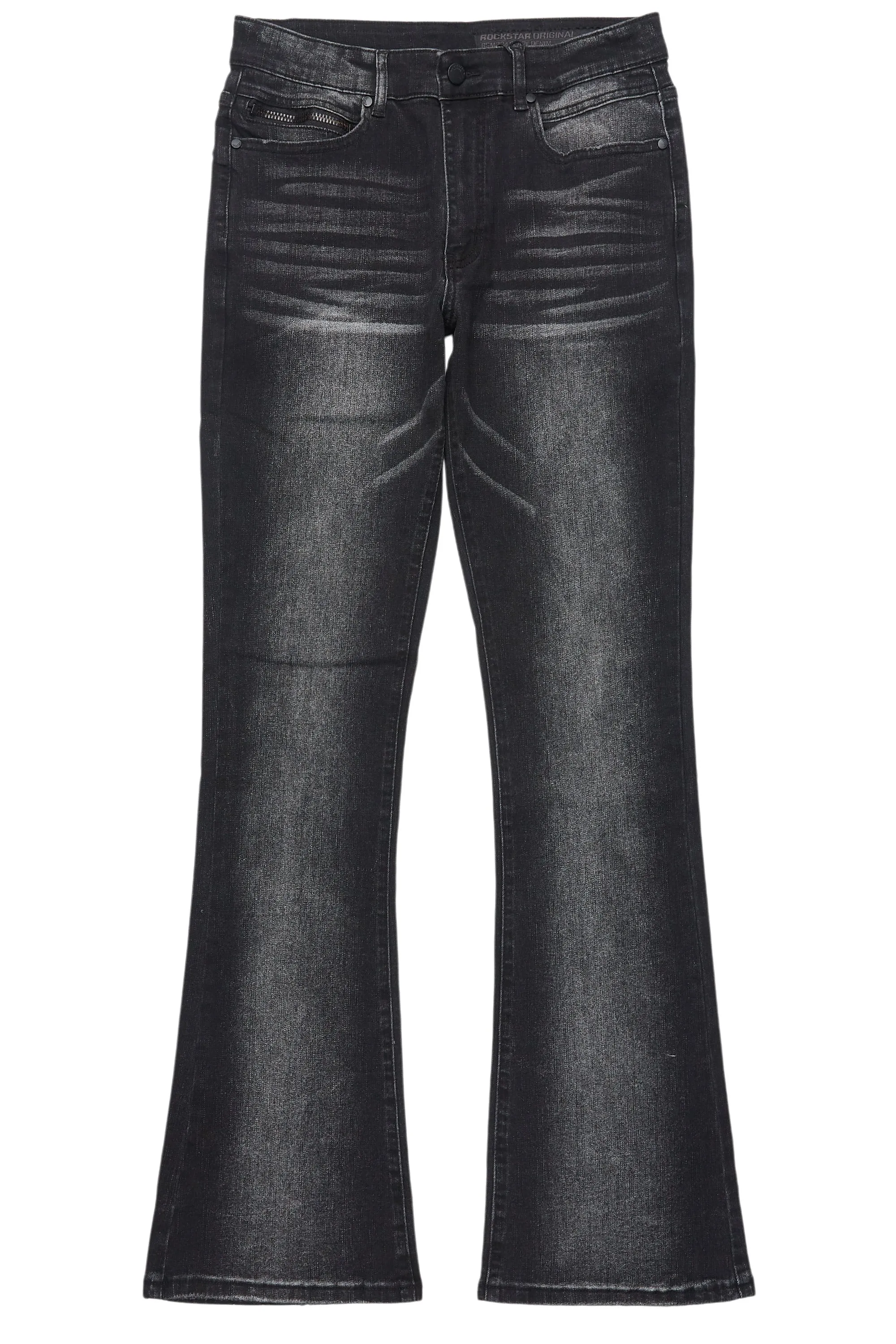 Drick Dark Grey Regular Fit Flare Jean sold by Rockstar Original