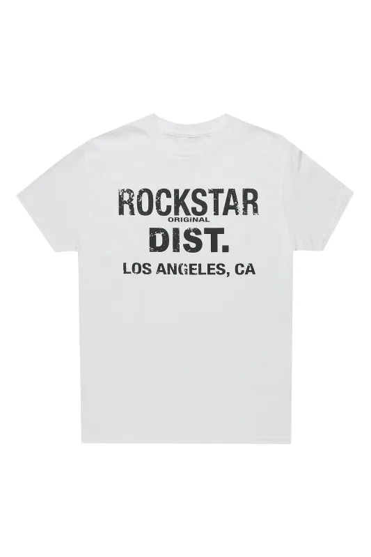 Girls Janny White/Black Graphic T-Shirt sold by Rockstar Original