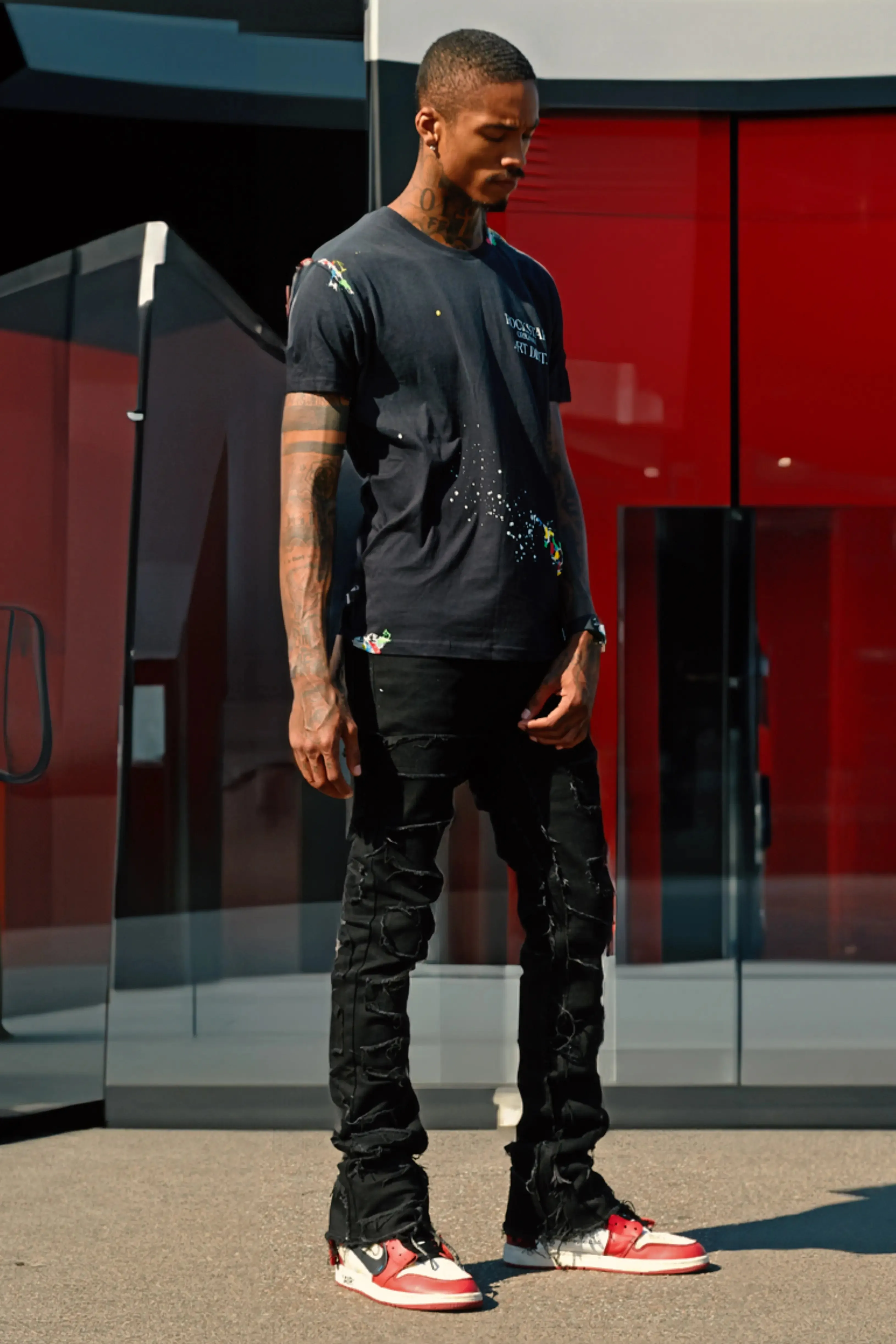 Palmer Black Graphic T-Shirt sold by Rockstar Original product image thumbnail 4