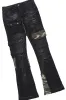 Boys Koen Black/Green T-Shirt/Stacked Flare Jean Set sold by Rockstar Original