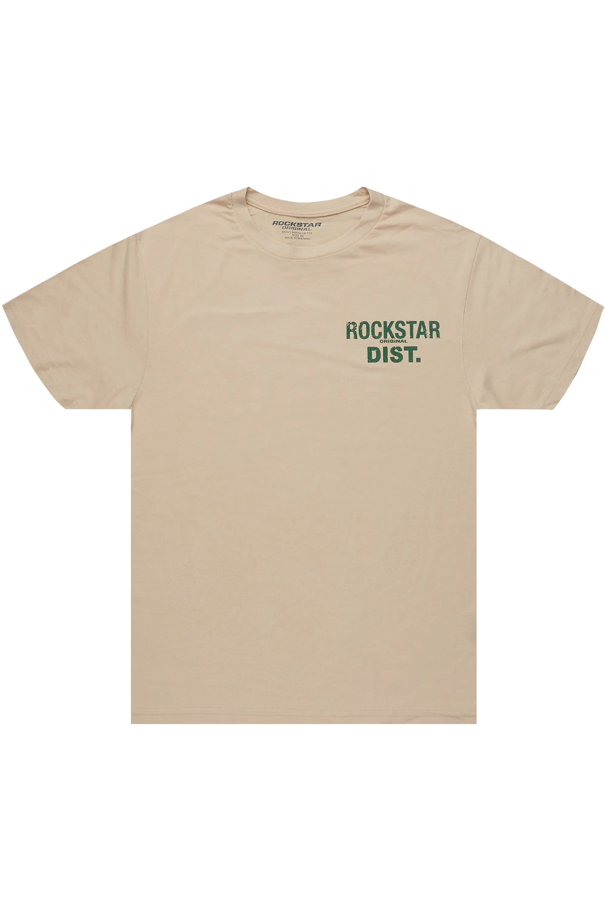 Lake Vintage Sand/Green Graphic T-Shirt sold by Rockstar Original product image thumbnail 3