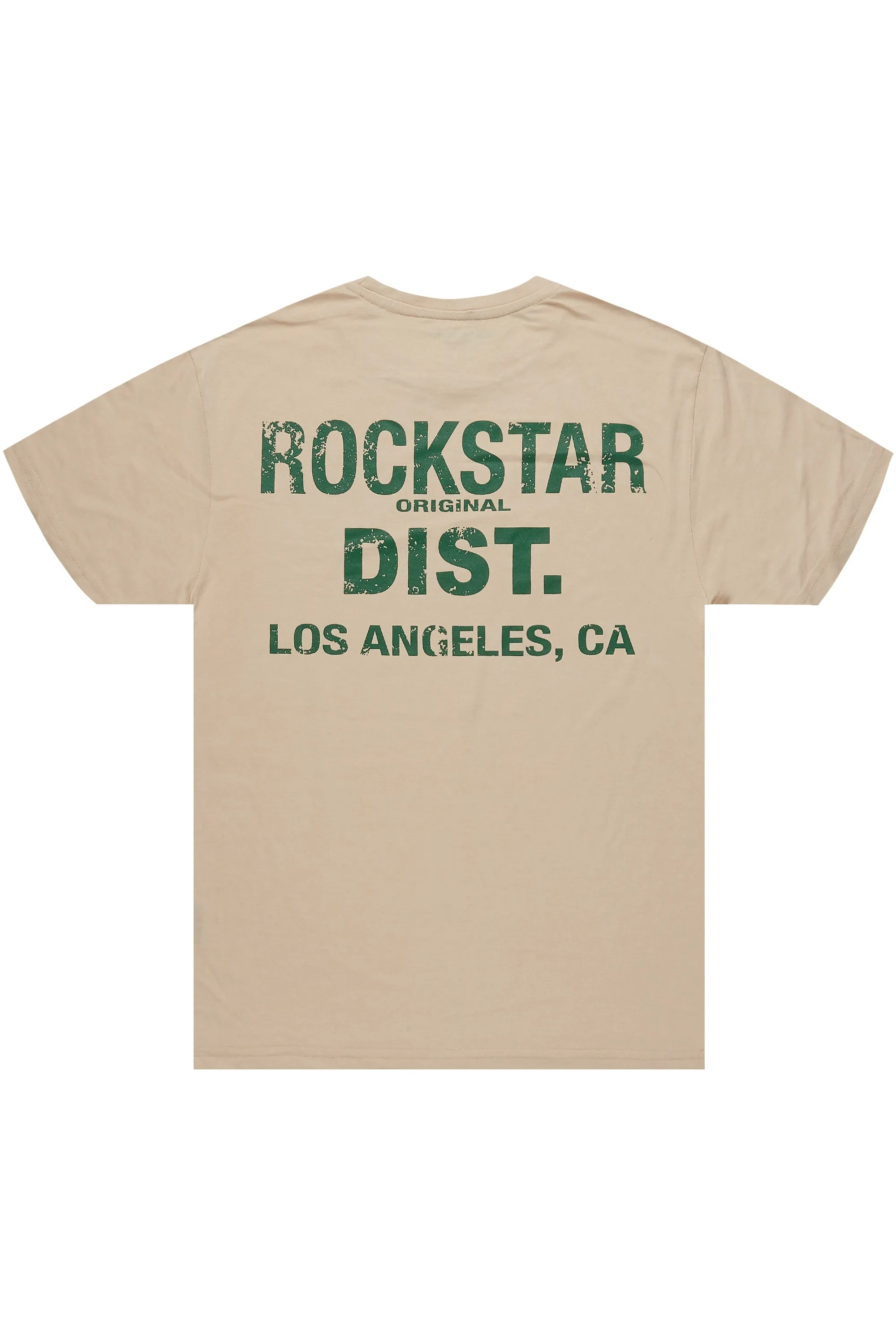 Lake Vintage Sand/Green Graphic T-Shirt sold by Rockstar Original