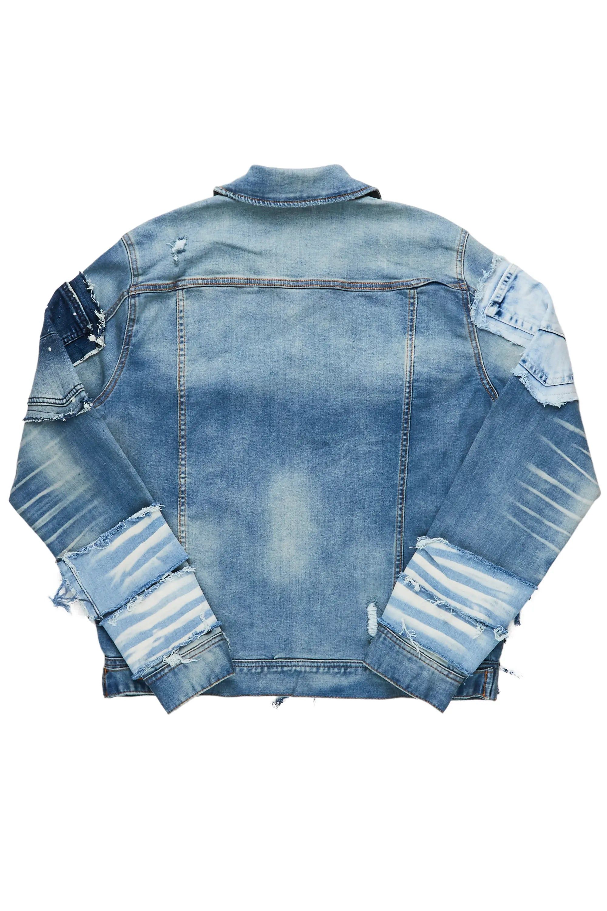 Uriah Light Blue Denim Jacket sold by Rockstar Original product image thumbnail 3
