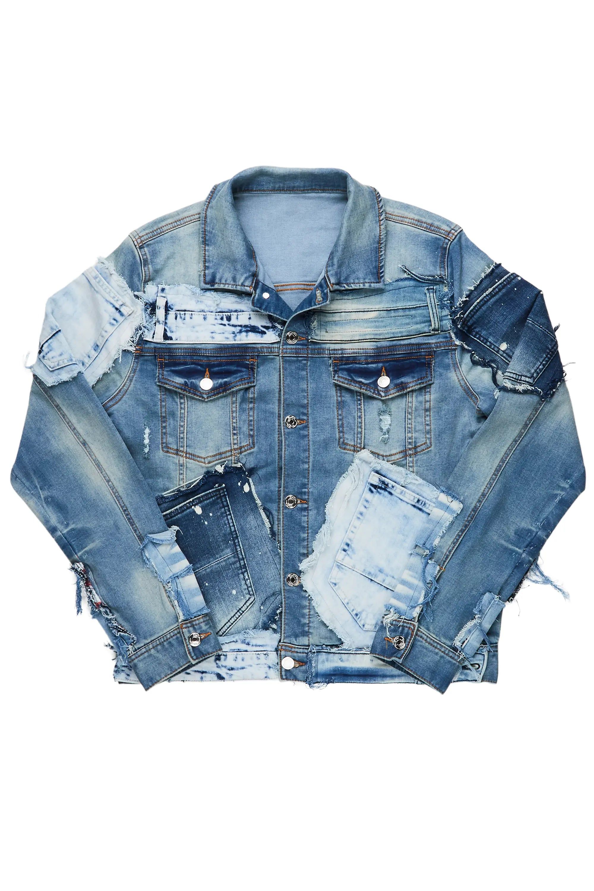 Uriah Light Blue Denim Jacket sold by Rockstar Original