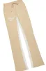 Lake White/Beige T-Shirt/Stacked Baggy Track Pant Set sold by Rockstar Original