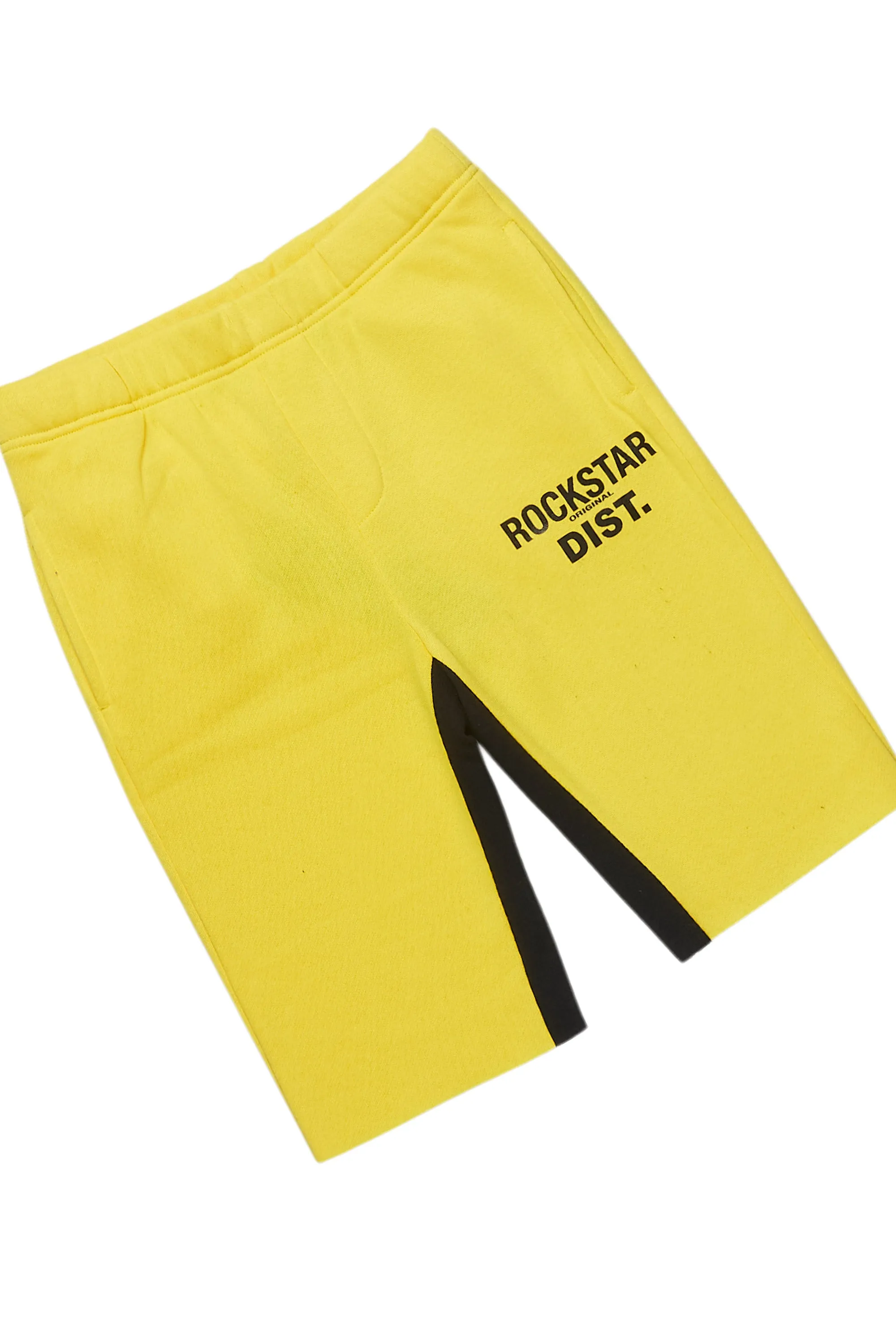 Boys Lake Black/Yellow T-Shirt/Yellow Short Set sold by Rockstar Original product image thumbnail 3