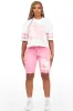 Tenita White/Pink T-Shirt Short Set sold by Rockstar Original