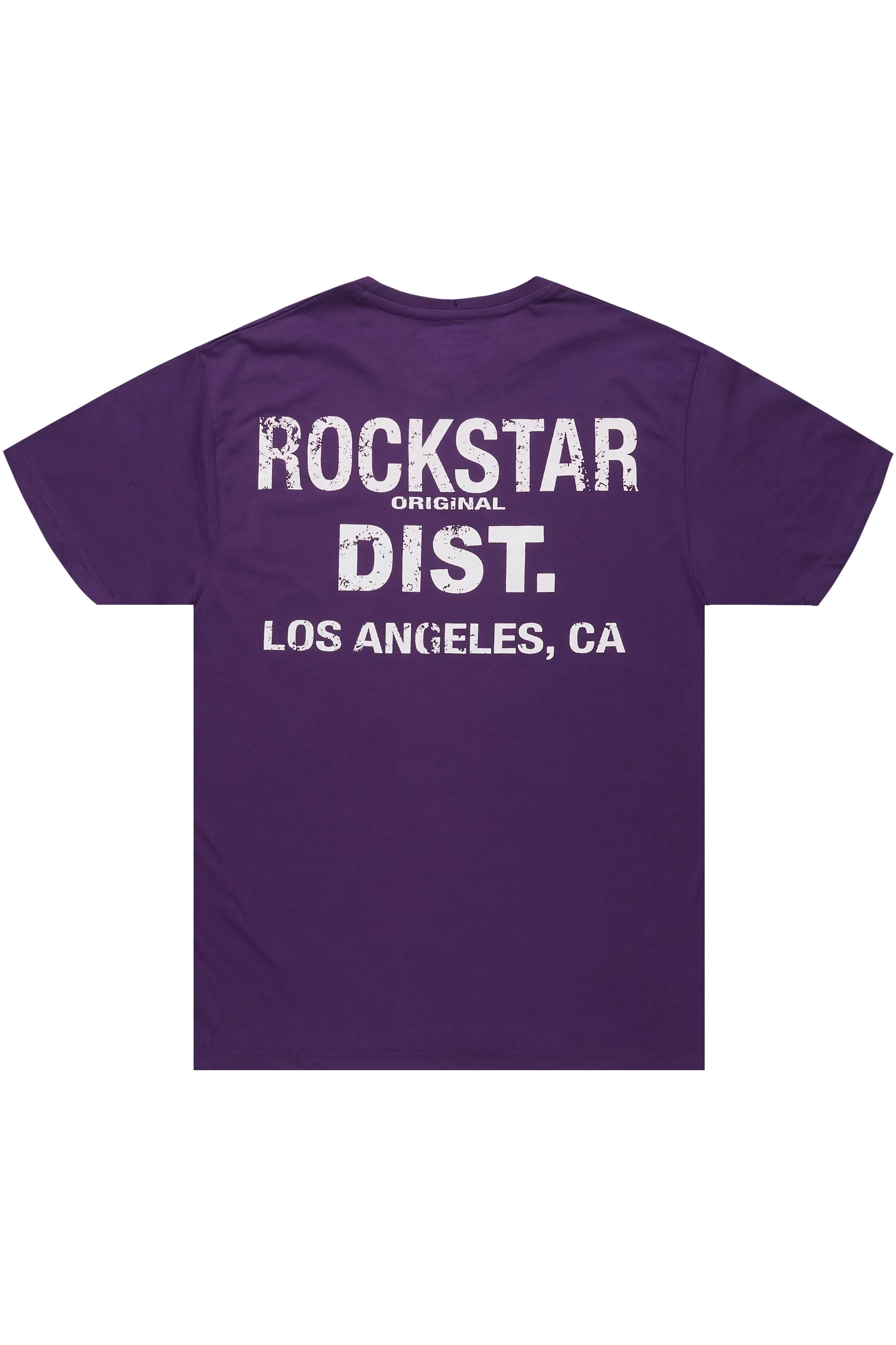 Lake Purple/White Graphic T-Shirt sold by Rockstar Original