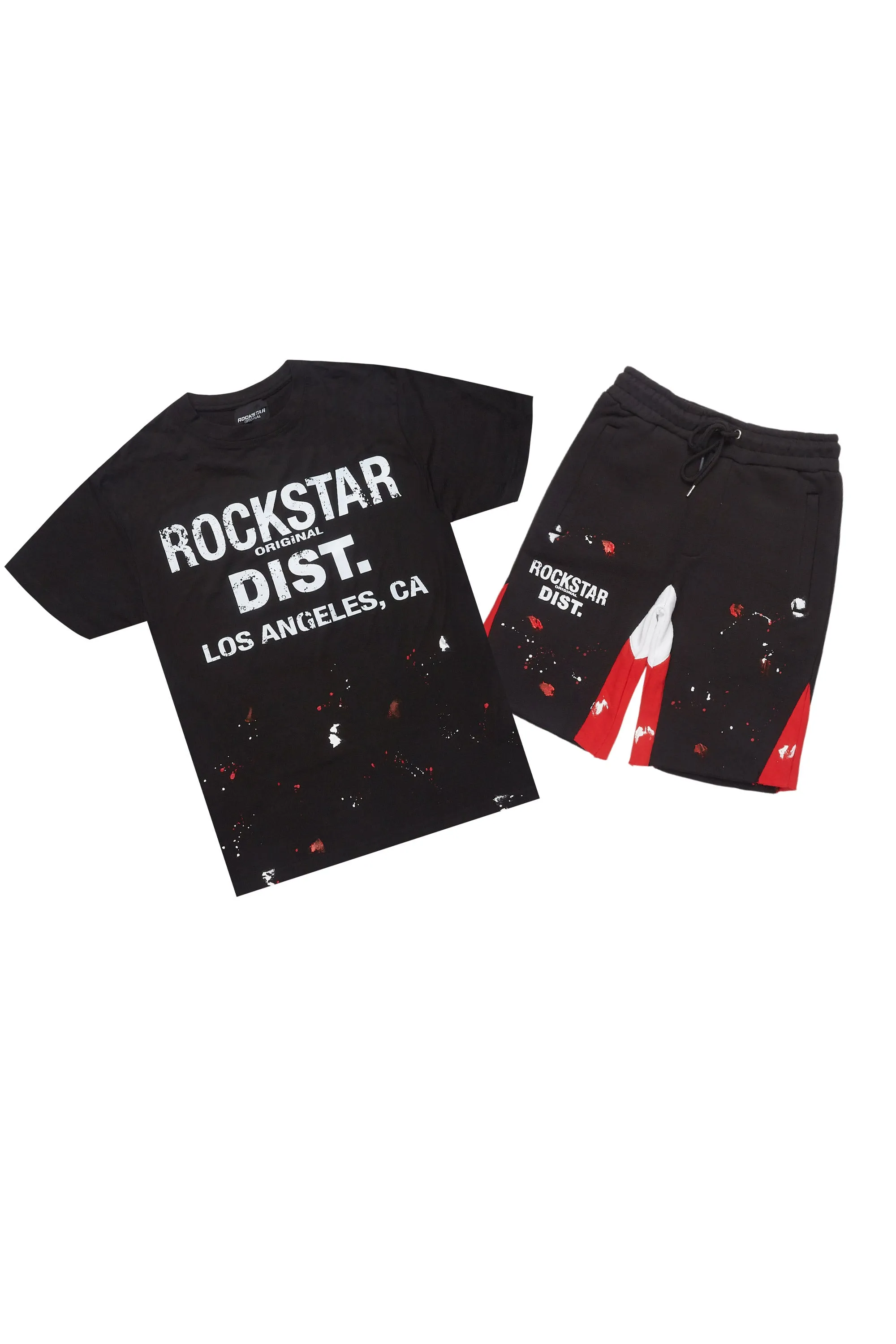 Scottie Black Painter T-Shirt/Short Set sold by Rockstar Original