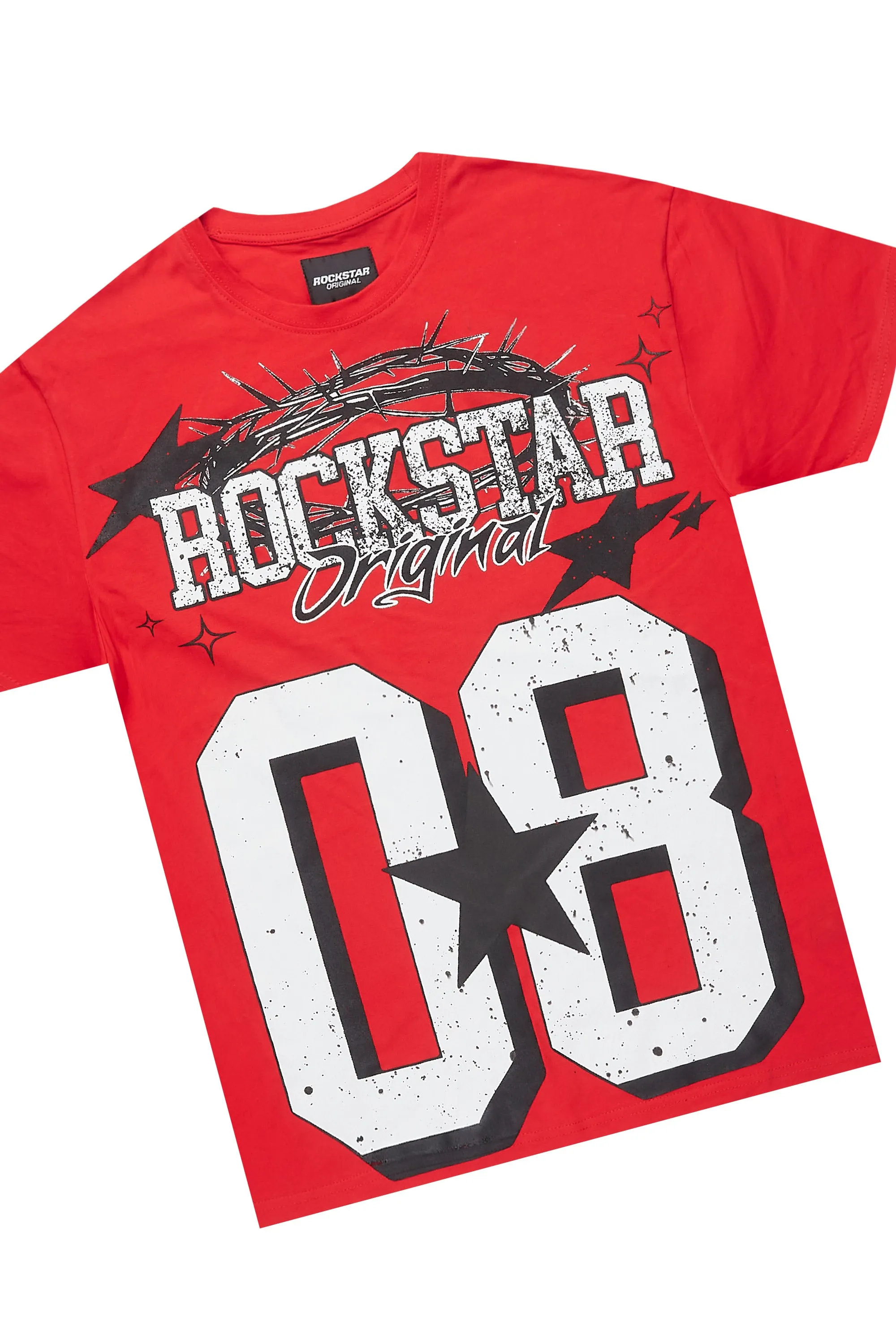 AllStar Red/White T-Shirt Cargo Short Set sold by Rockstar Original product image thumbnail 2