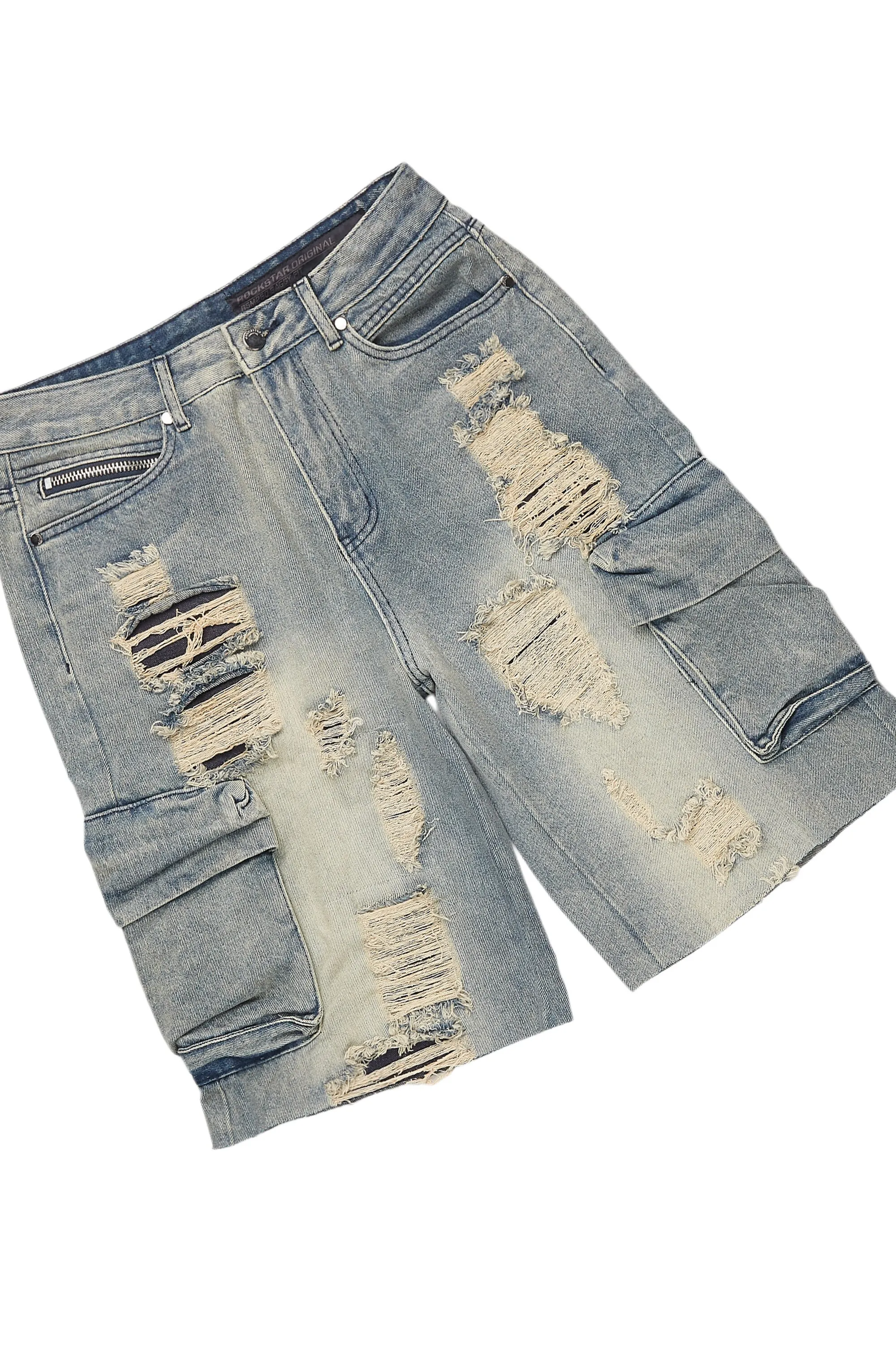 Amos Navy T-Shirt/Denim Short Set sold by Rockstar Original product image thumbnail 3