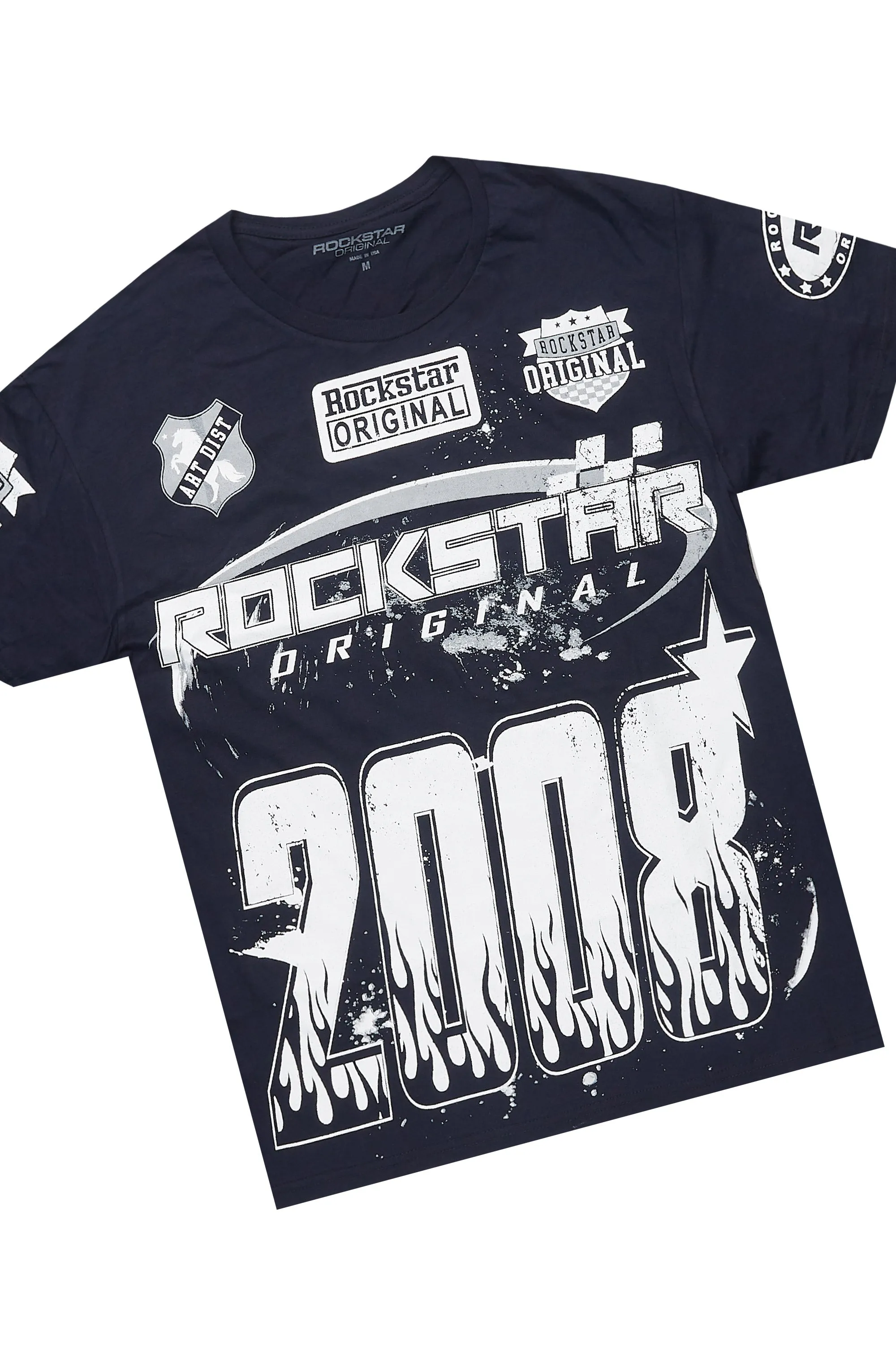 Amos Navy T-Shirt/Denim Short Set sold by Rockstar Original product image thumbnail 2