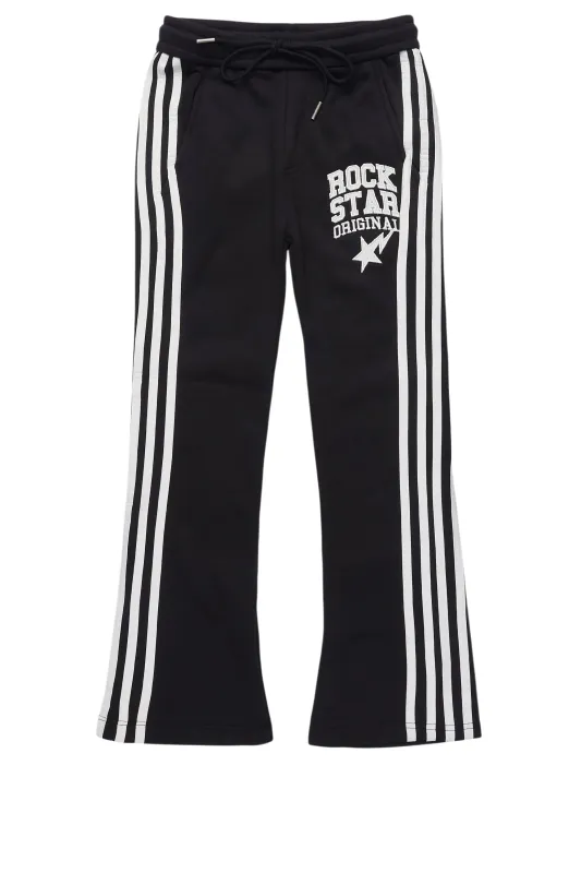 Girls Gerrit  Black  Baggy Stacked Flare Pants sold by Rockstar Original