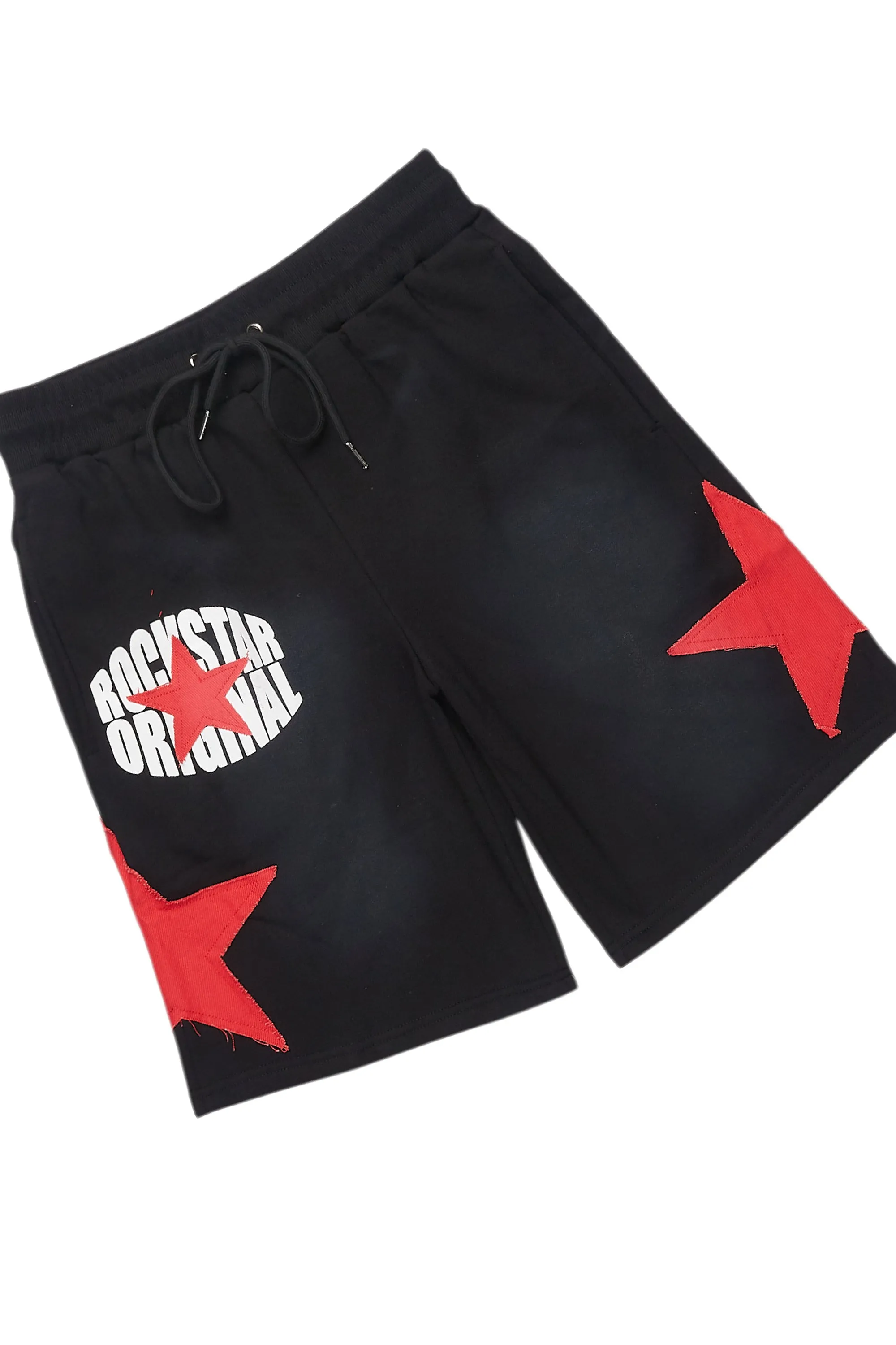 Sarge Vintage Black T-Shirt/Short Set sold by Rockstar Original product image thumbnail 3
