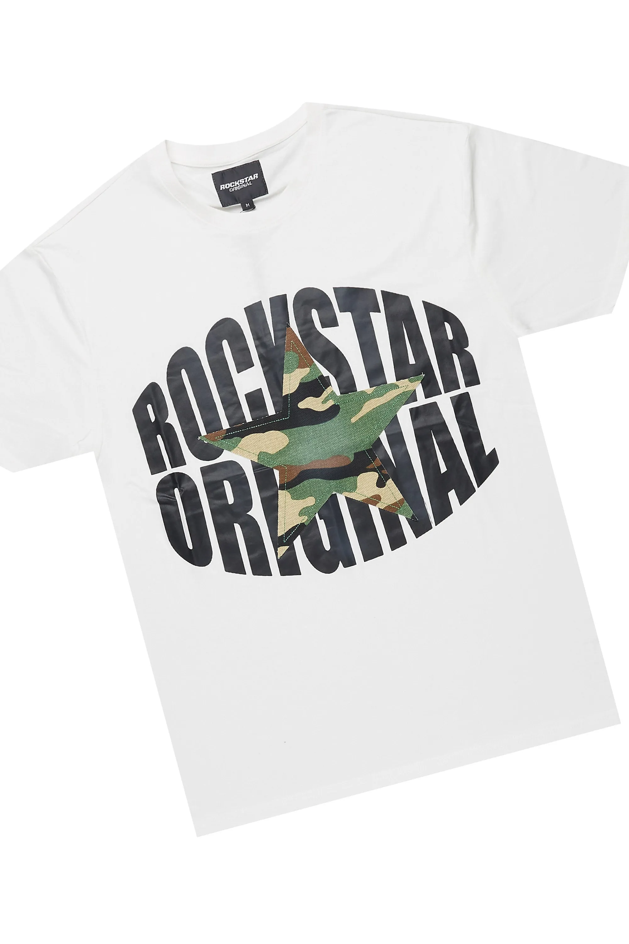Sarge White/Camo T-Shirt/Short Set sold by Rockstar Original product image thumbnail 2