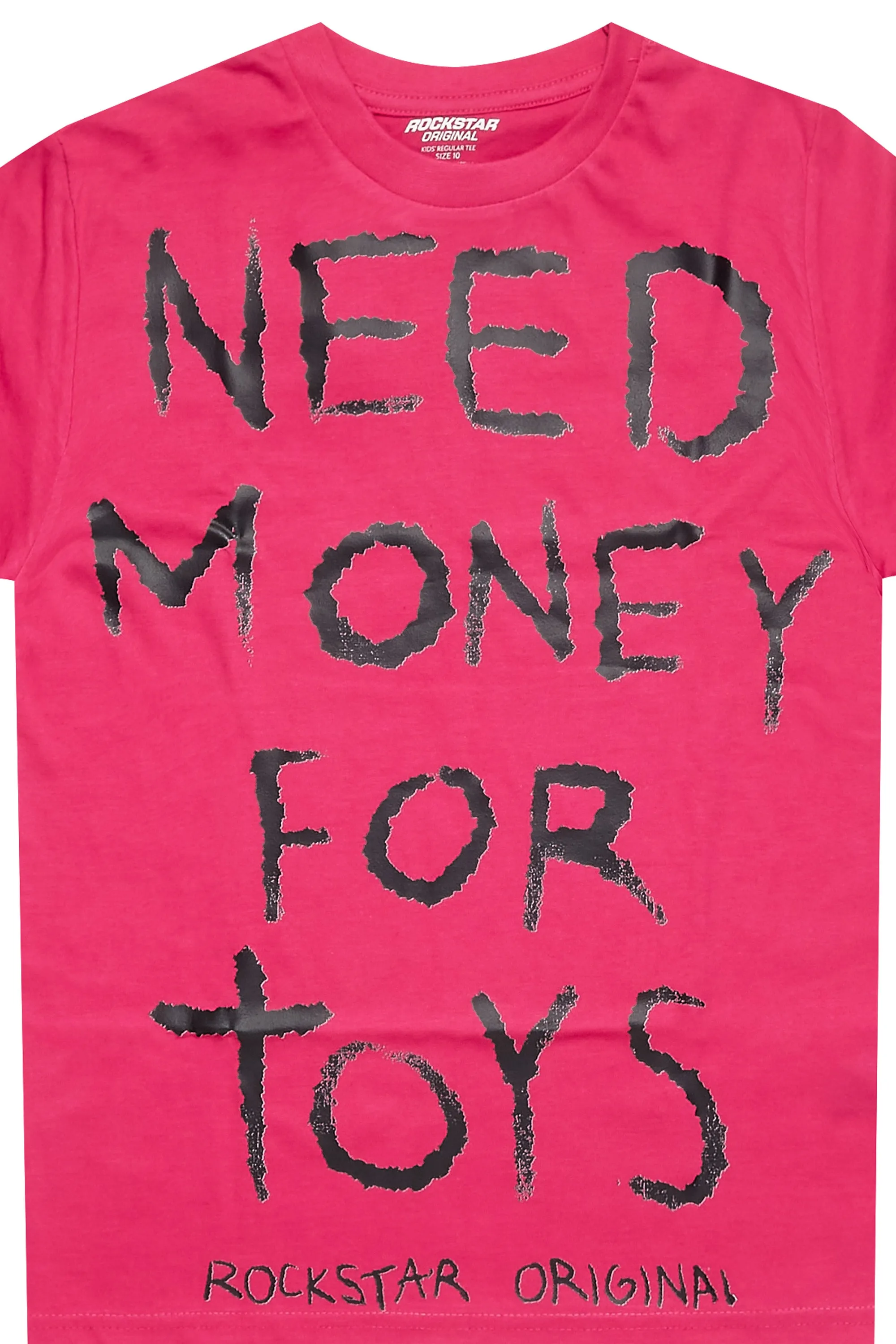 Girls M4 Toys Fuchsia/Black Graphic T-Shirt sold by Rockstar Original product image thumbnail 2