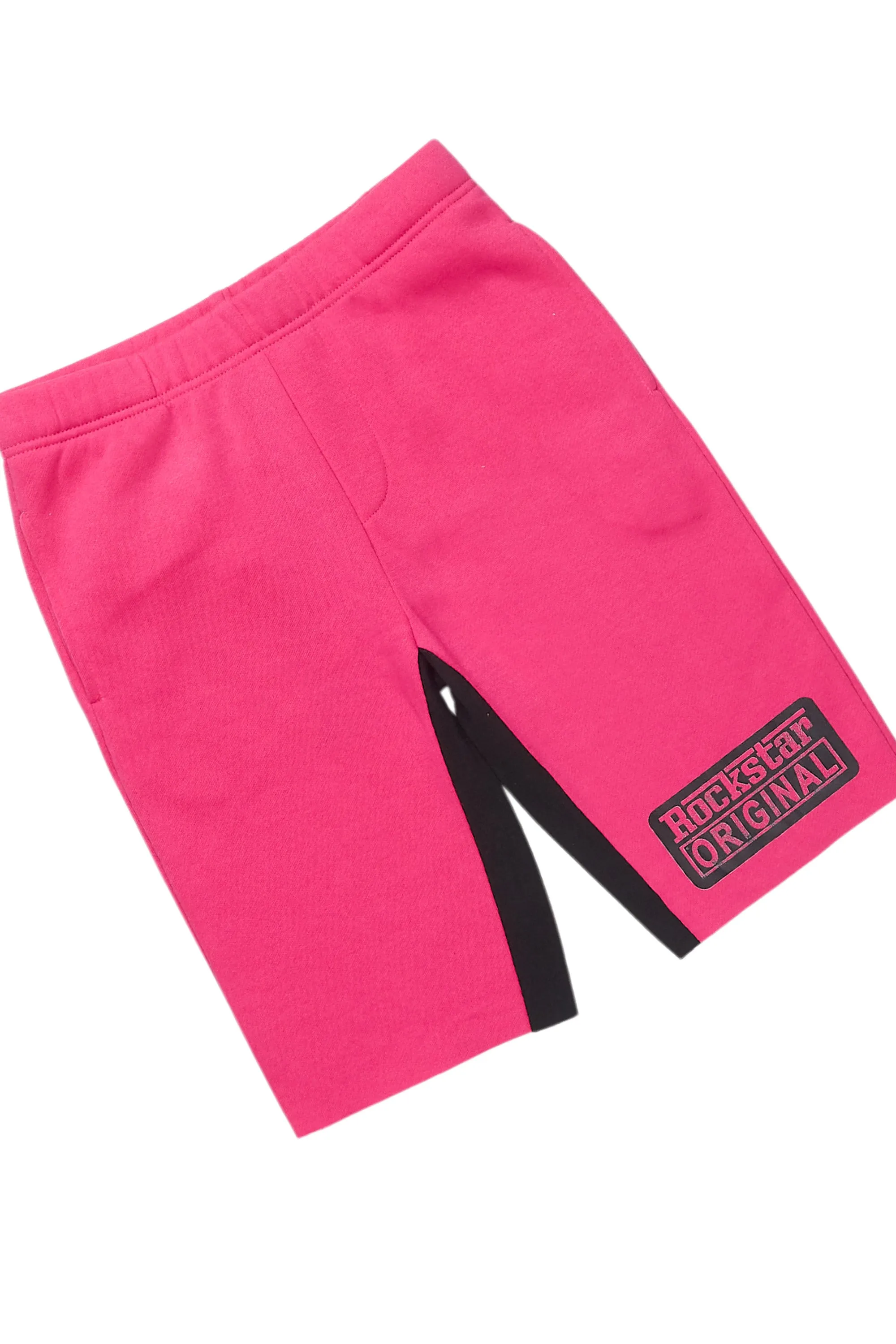 Girls Esha Vintage Black/Fuchsia T-Shirt Short Set sold by Rockstar Original product image thumbnail 3