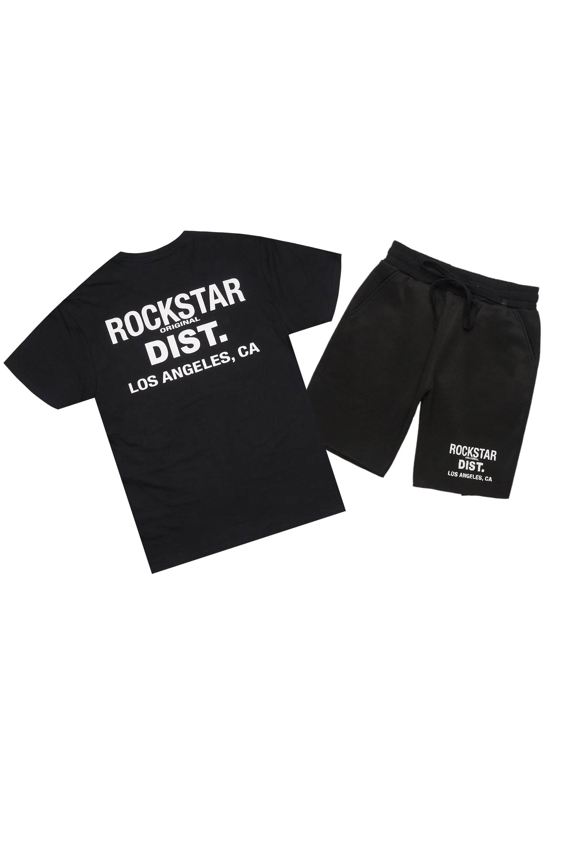 Dalasia Black T-Shirt Short Set sold by Rockstar Original