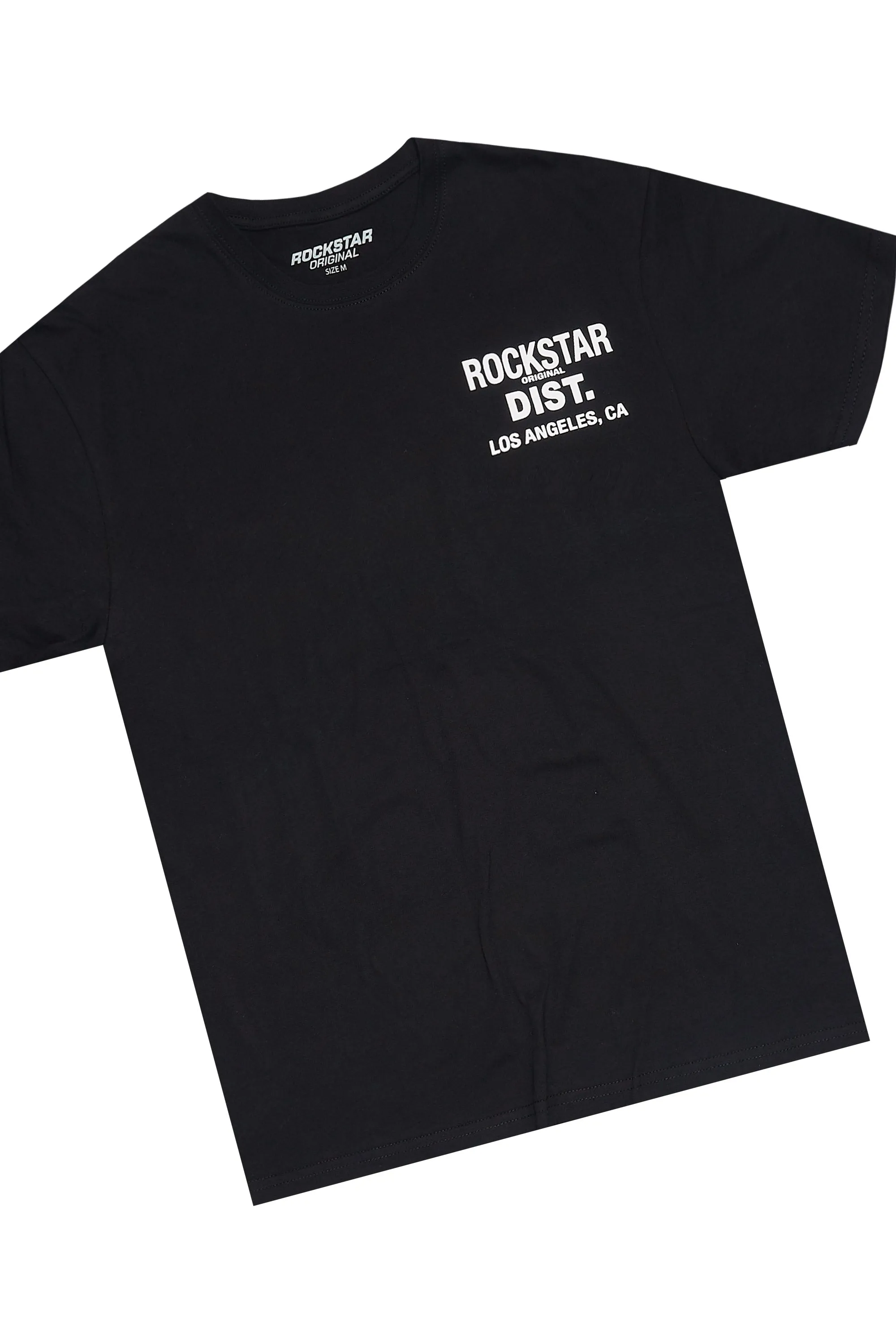 Dalasia Black T-Shirt Short Set sold by Rockstar Original product image thumbnail 3