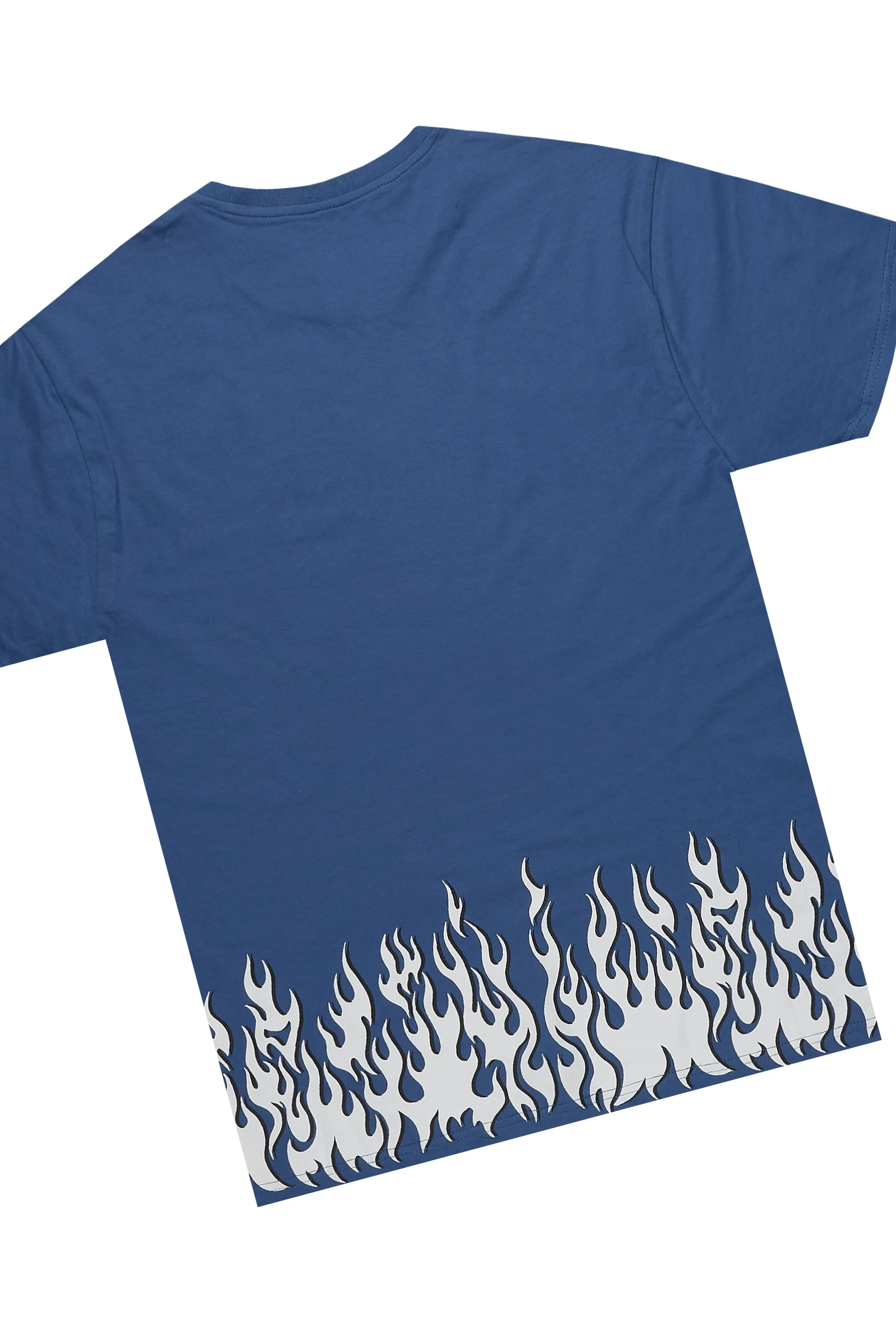 Arais Navy T-Shirt Short Set sold by Rockstar Original product image thumbnail 4