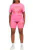 Javonuna Bubblegum Pink T-Shirt Short Set sold by Rockstar Original